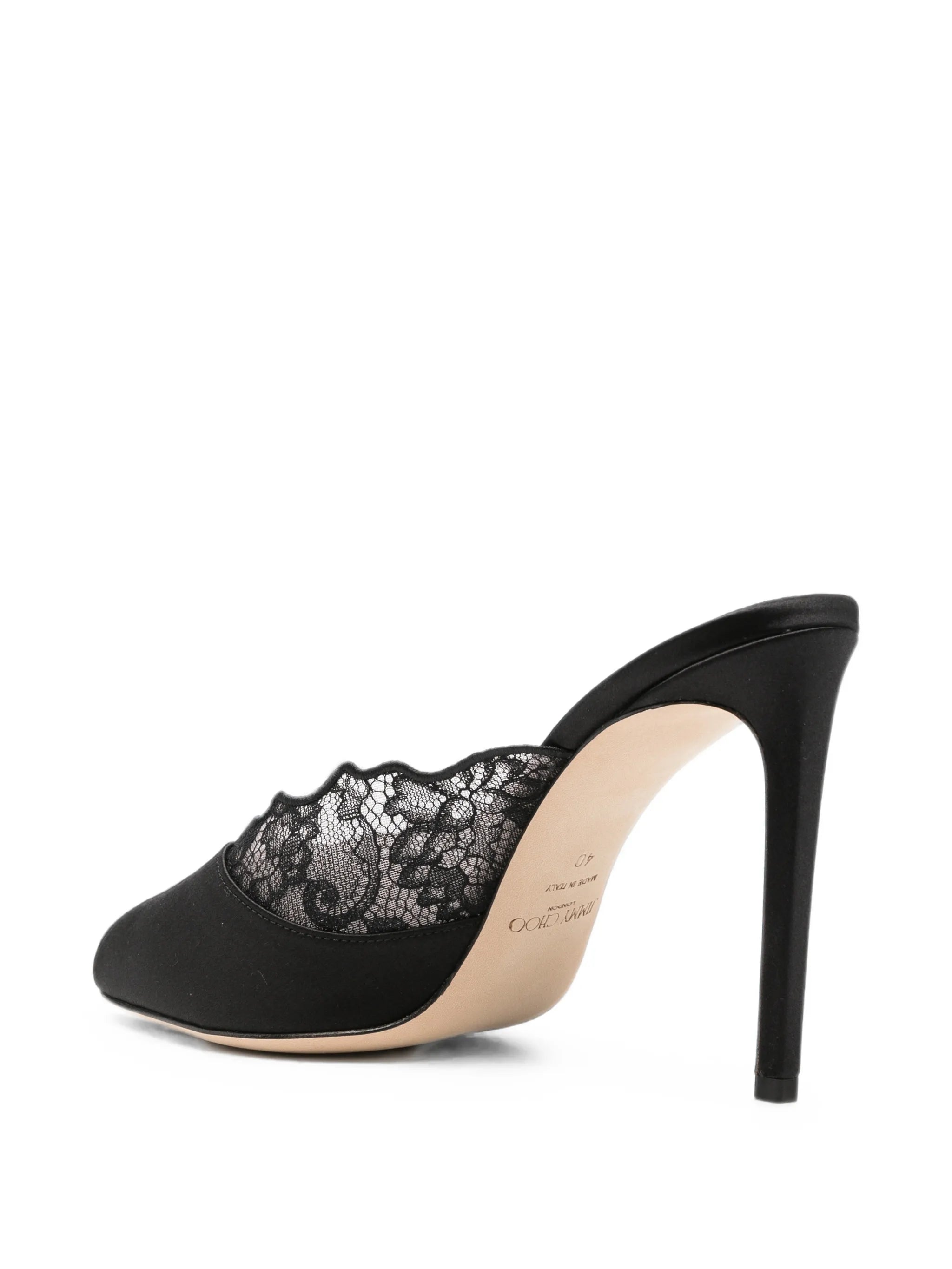 Brigitte lace peep-toe sandals