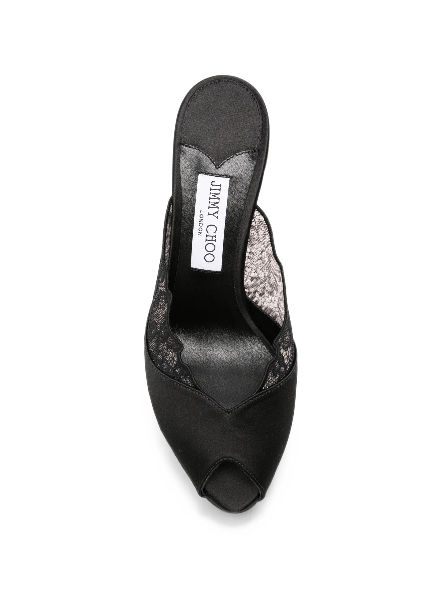 Brigitte lace peep-toe sandals