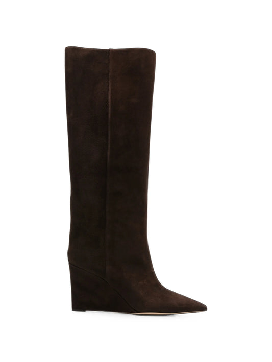 Blake wedge-heel boots
