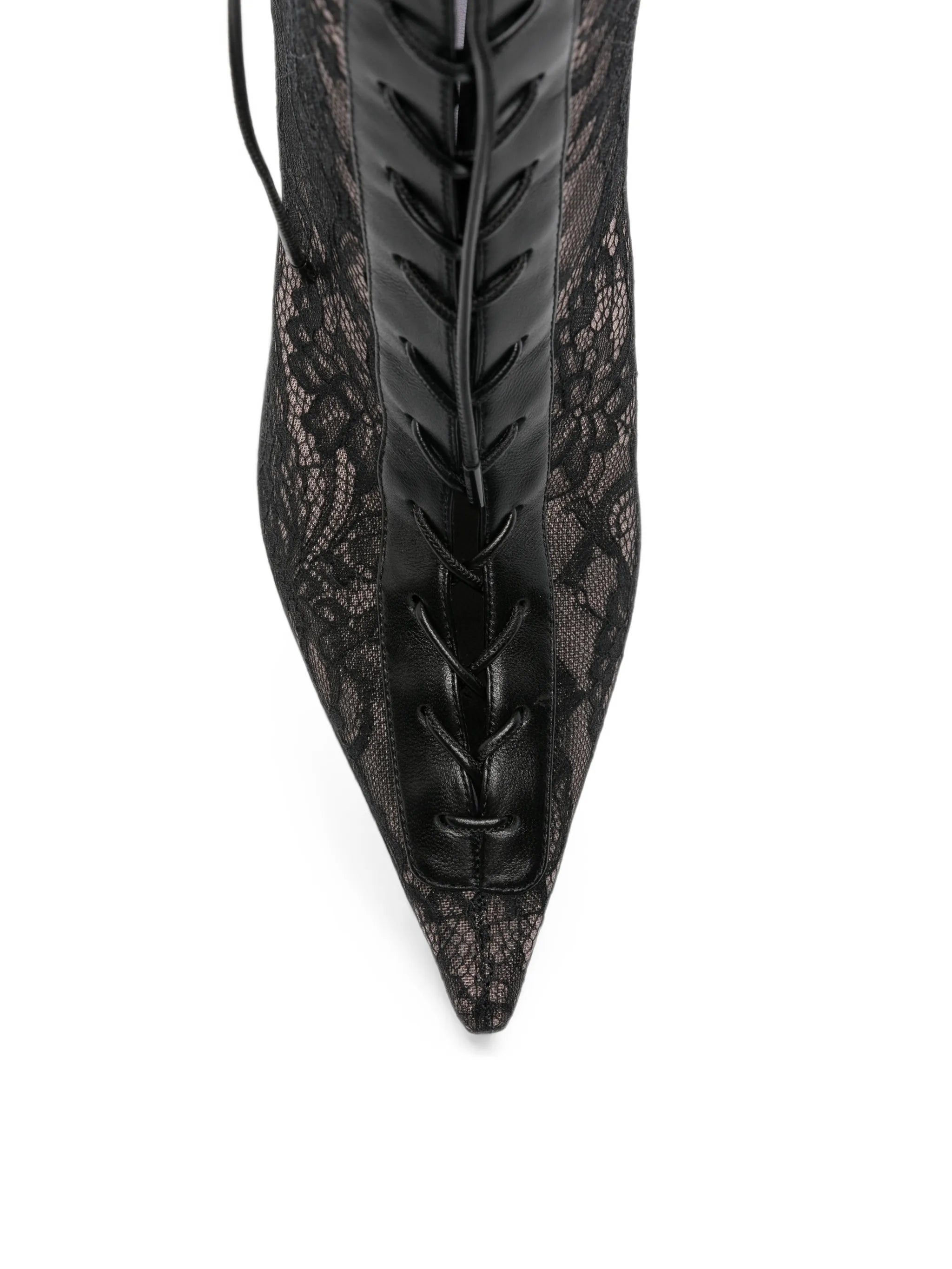 Scarlett lace-up heeled boots