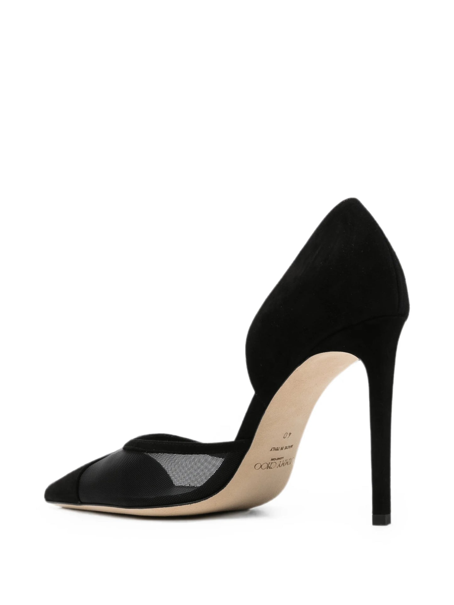 Brigitte 100 mesh-panel pumps