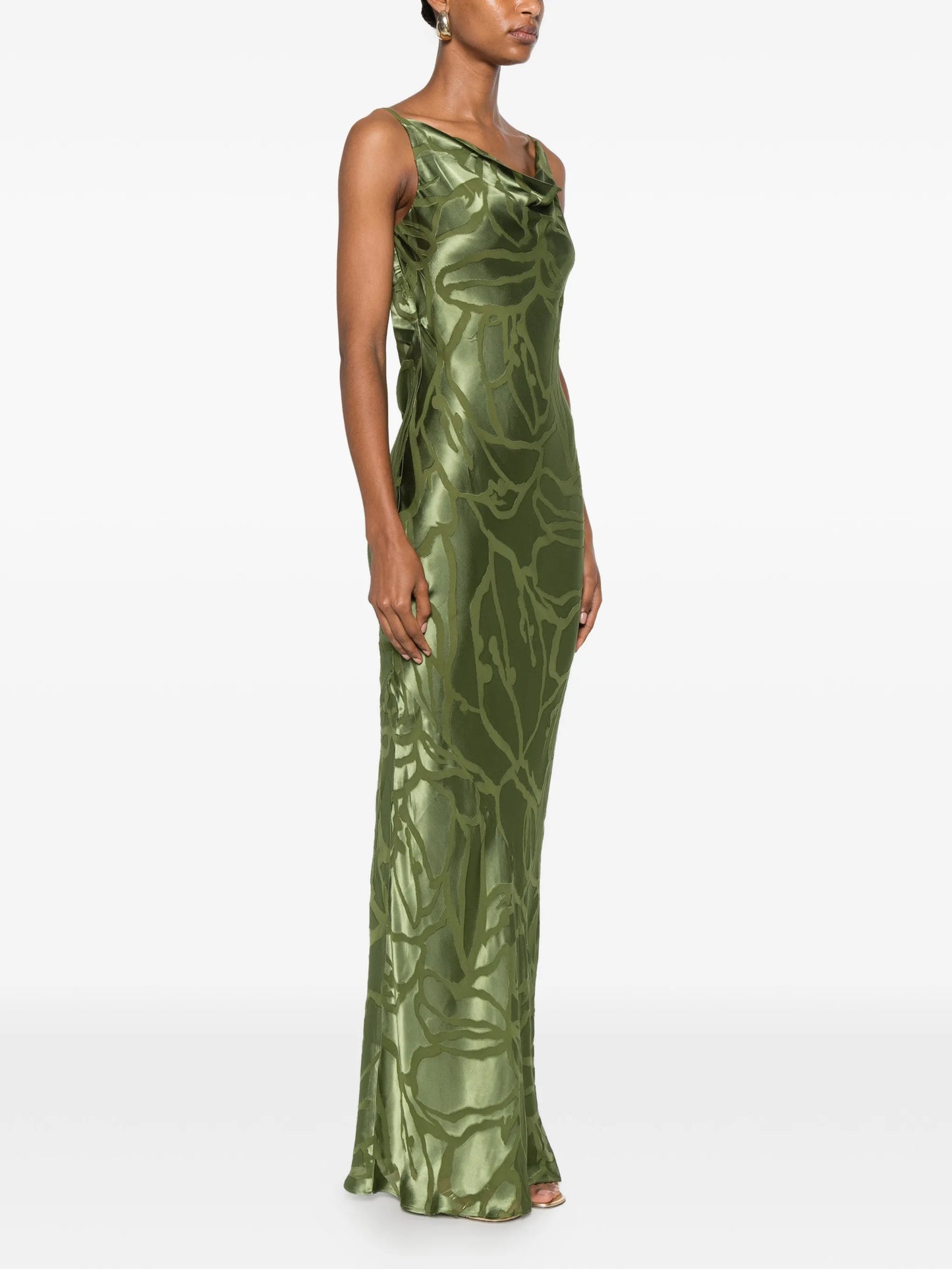 Ali cowl-neck maxi dress