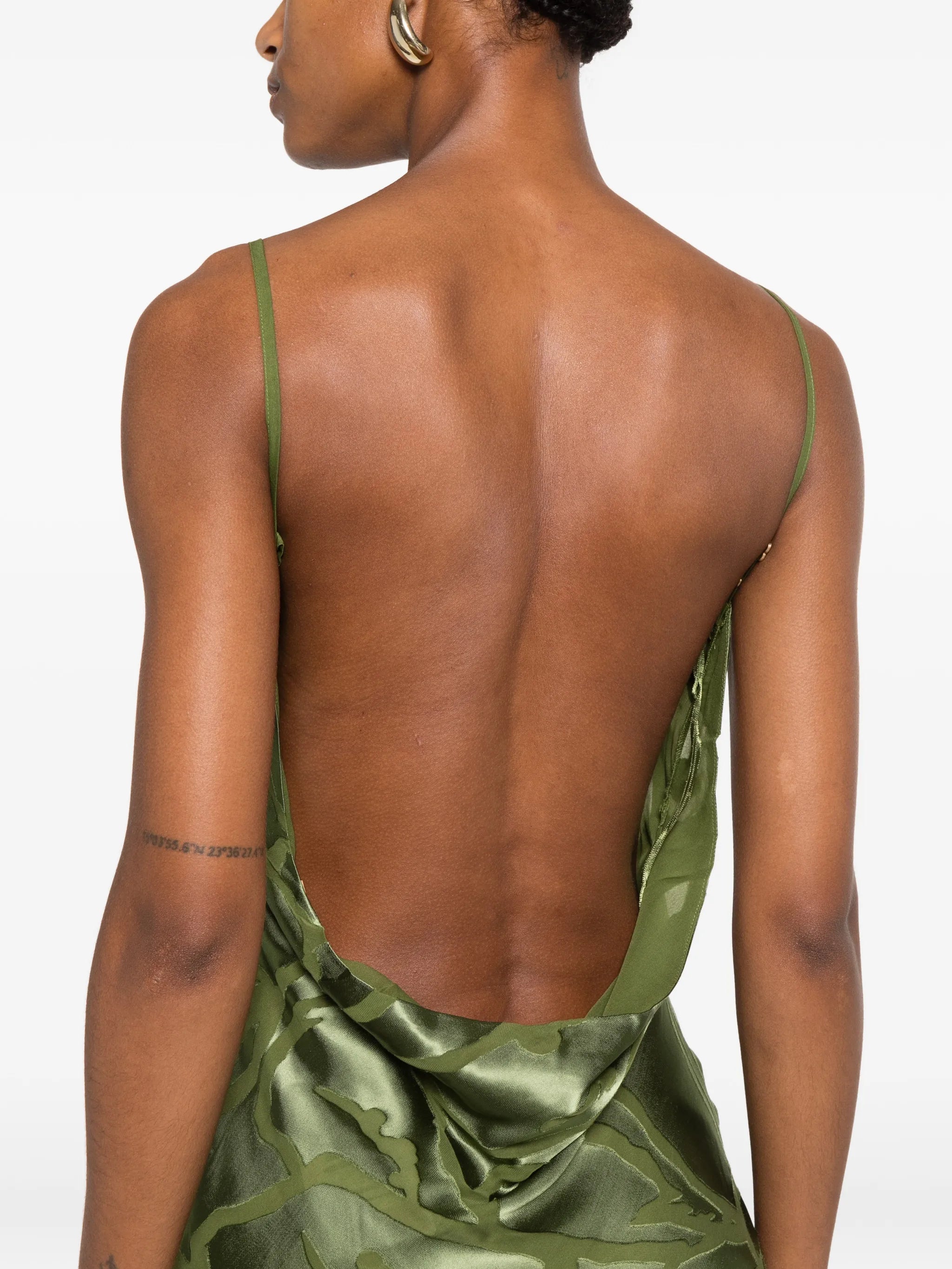 Ali cowl-neck maxi dress