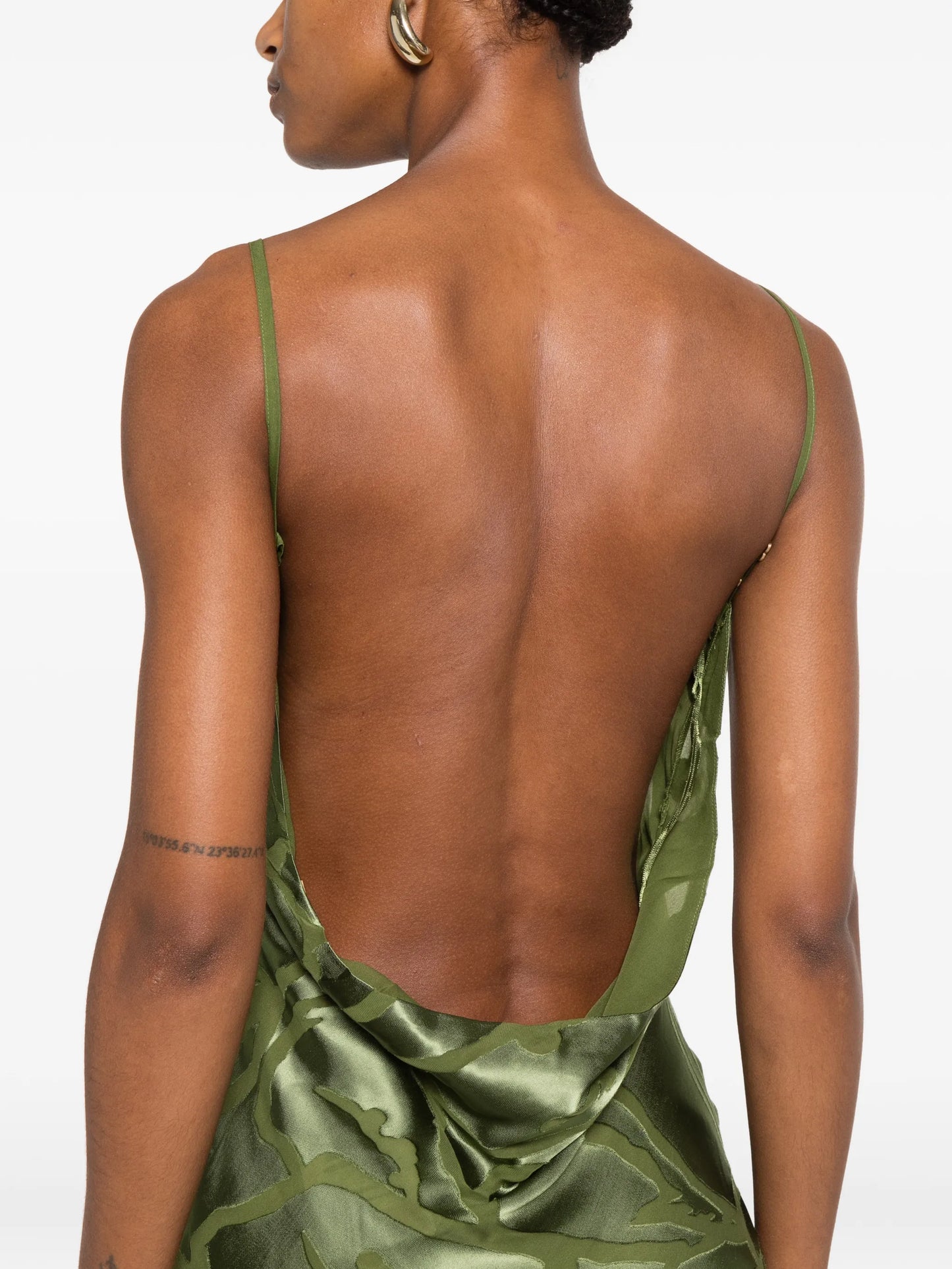 Ali cowl-neck maxi dress