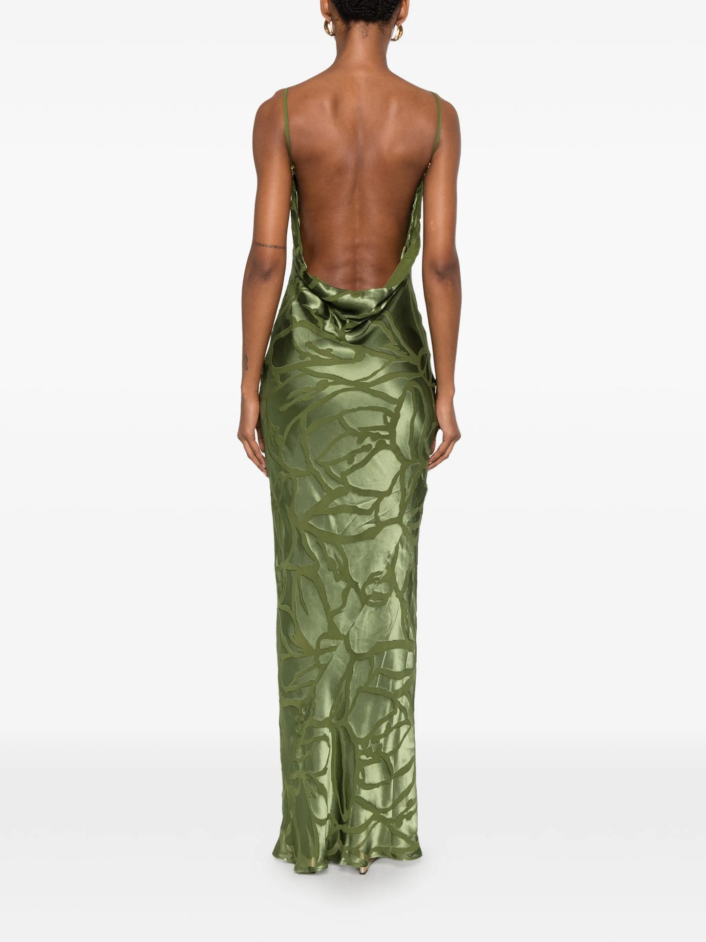 Ali cowl-neck maxi dress