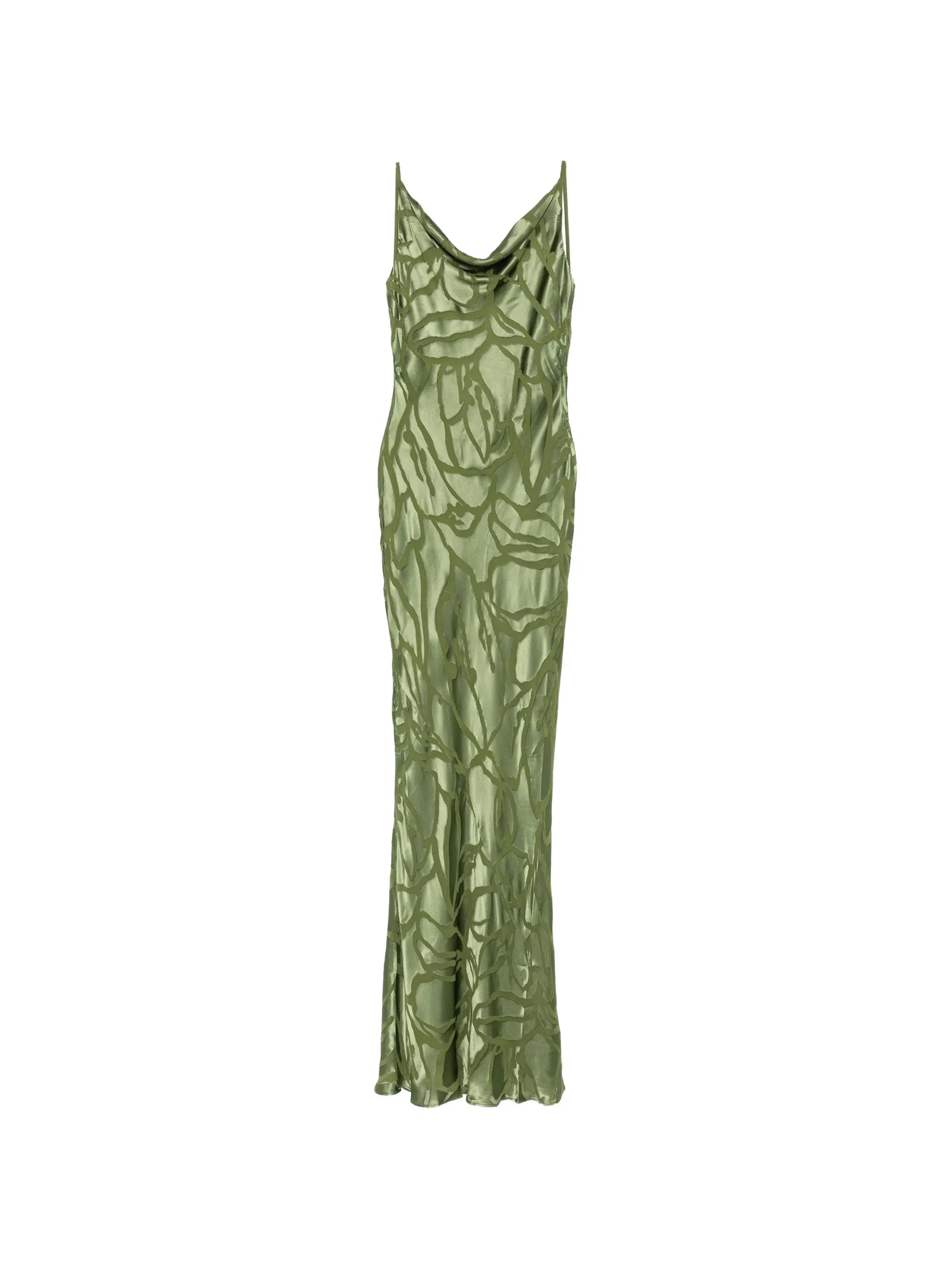 Ali cowl-neck maxi dress
