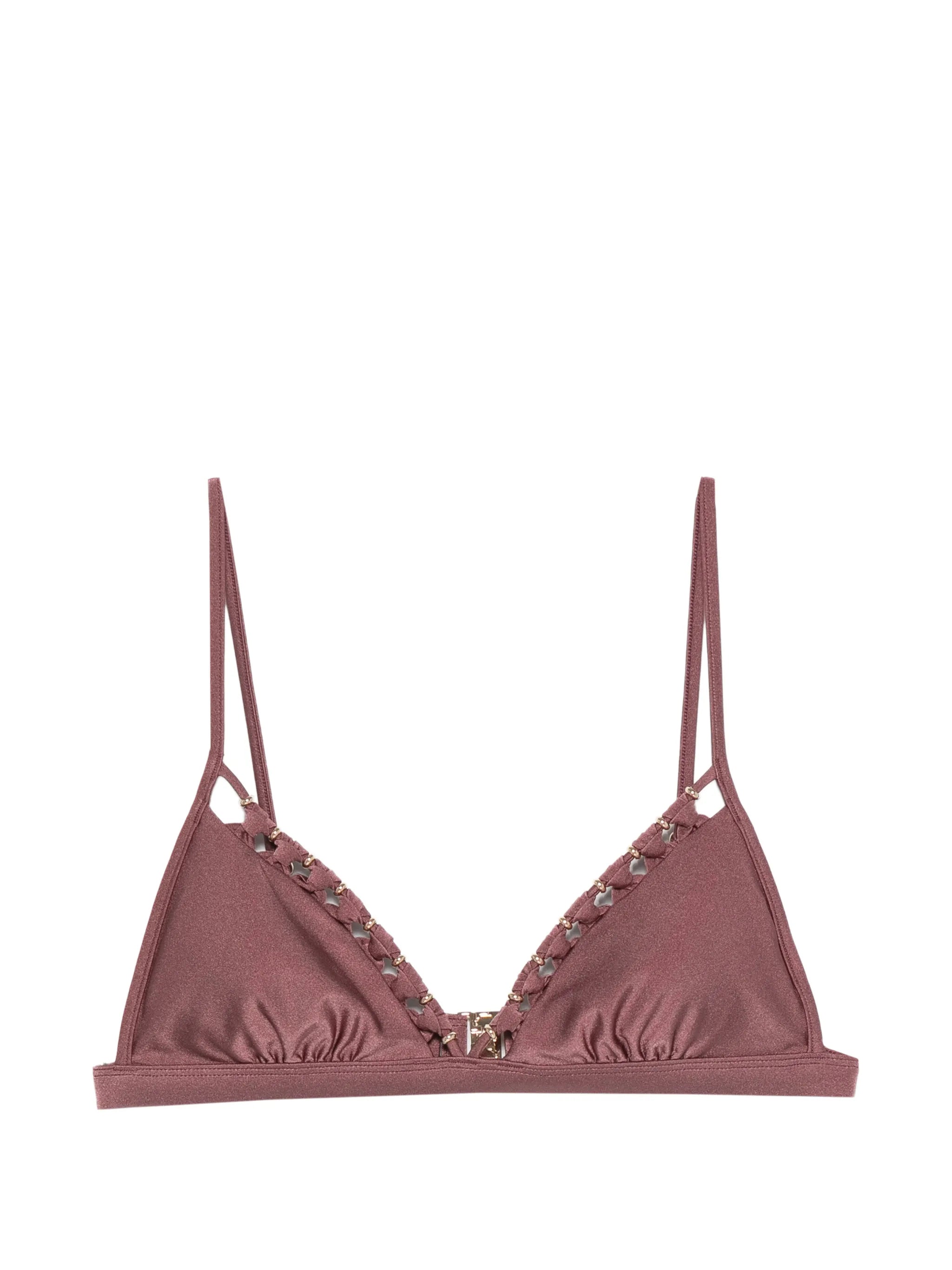 Aster bead detail bikini top