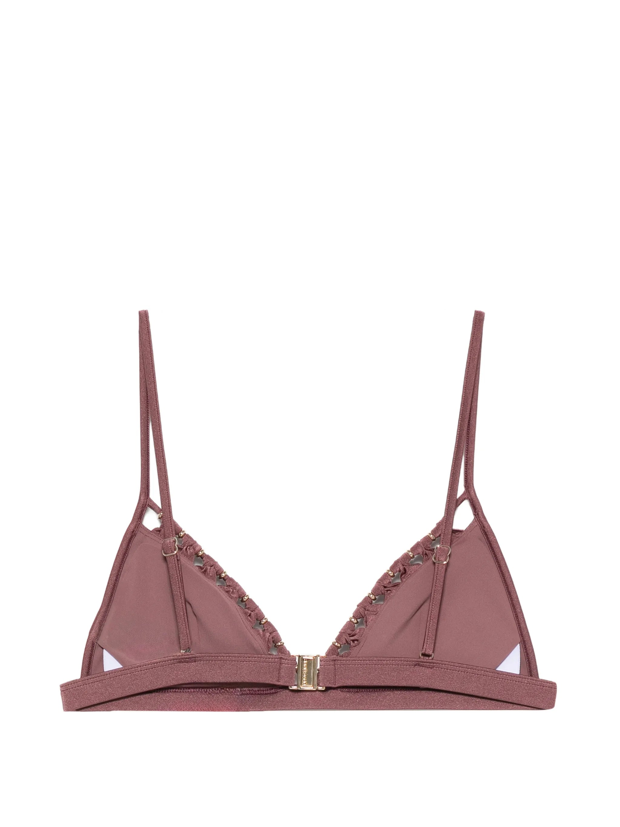 Aster bead detail bikini top