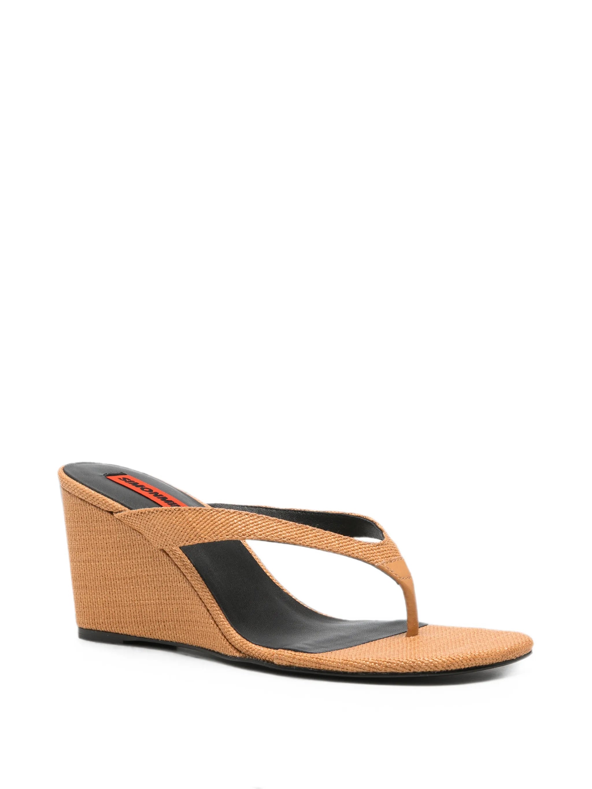Soleil wedge-heel sandals