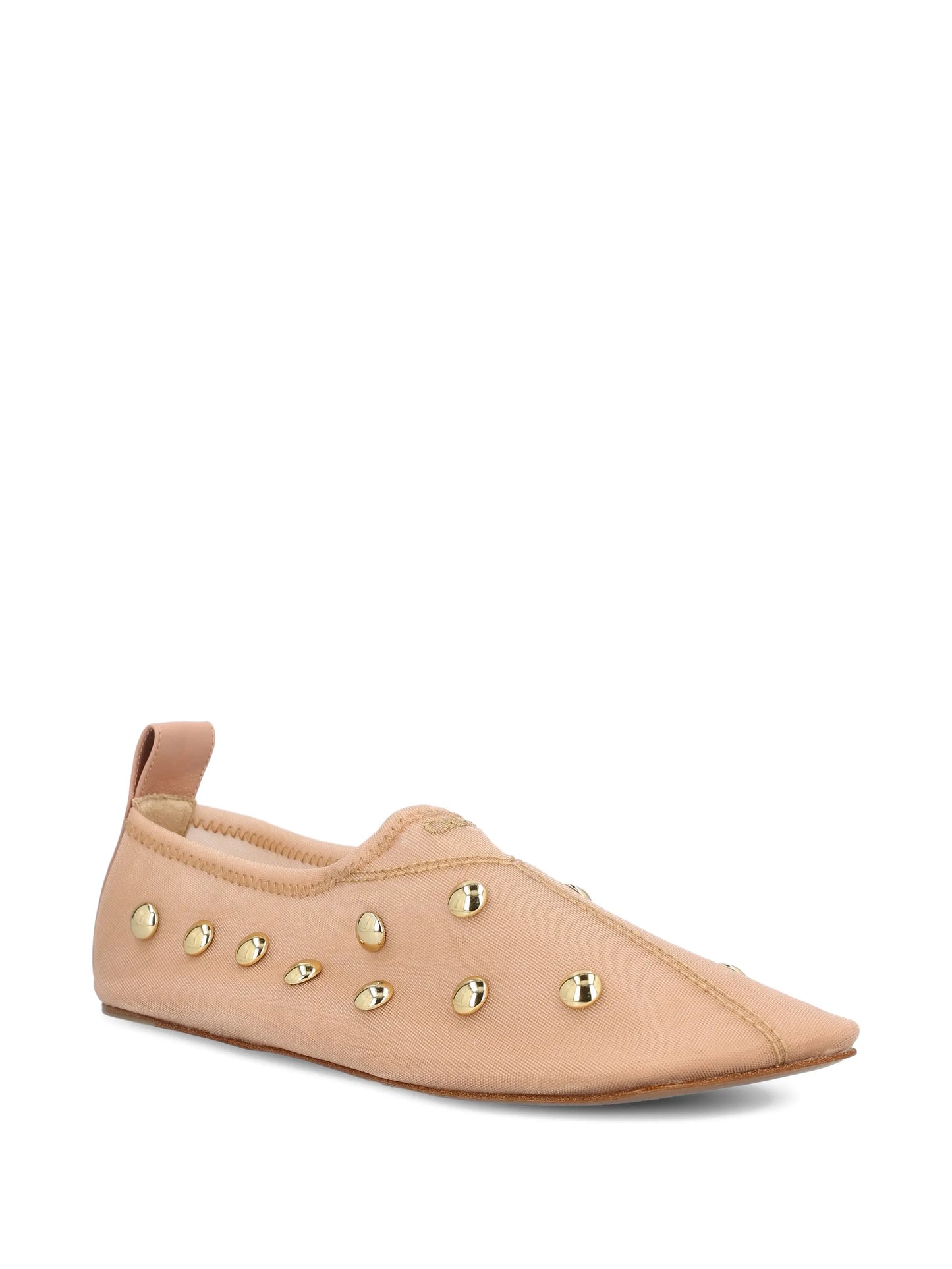 studded ballet flats