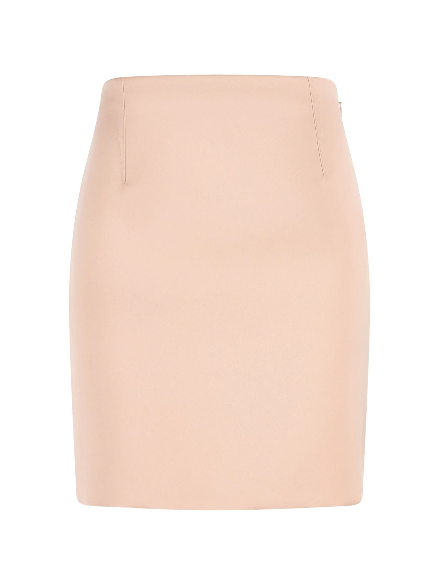vertical stitching mini skirt