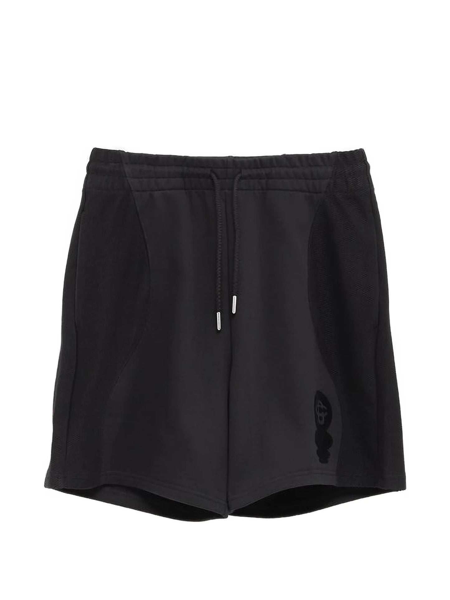 elasticated-waistband track shorts