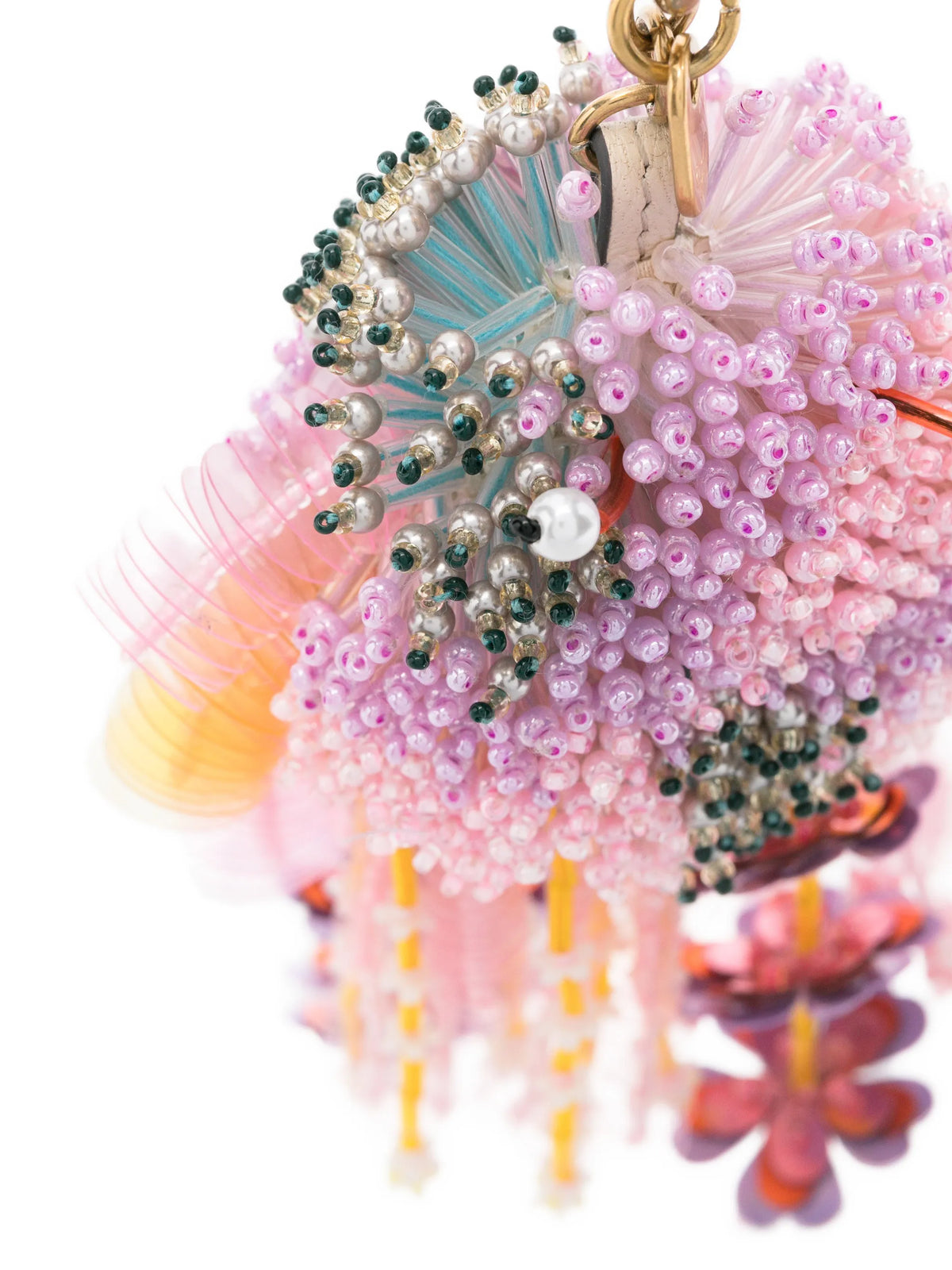 embellished creature charm satin and sequins in multi