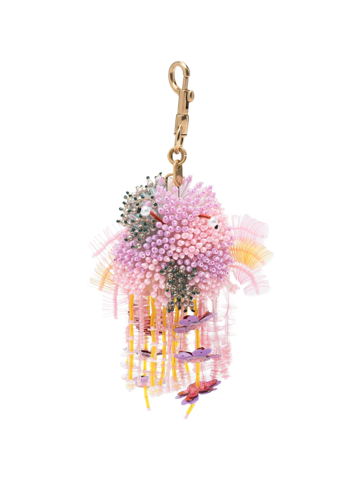 embellished creature charm satin and sequins in multi