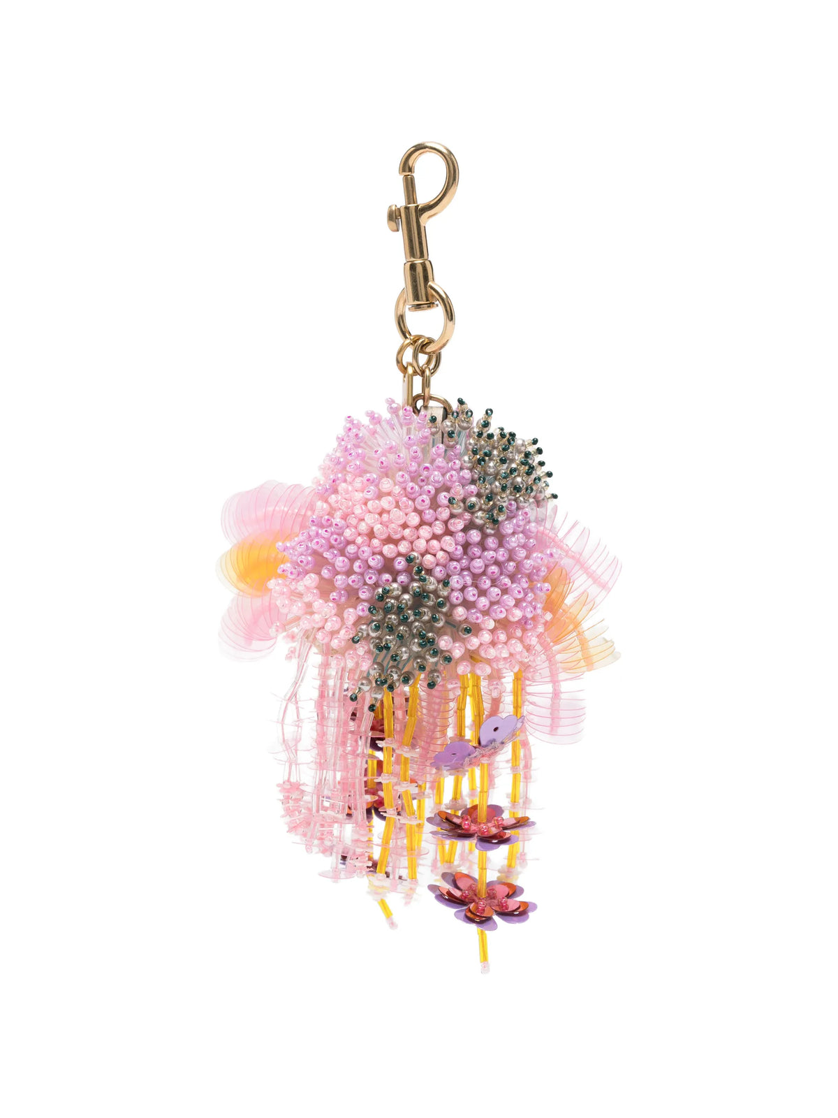 embellished creature charm satin and sequins in multi