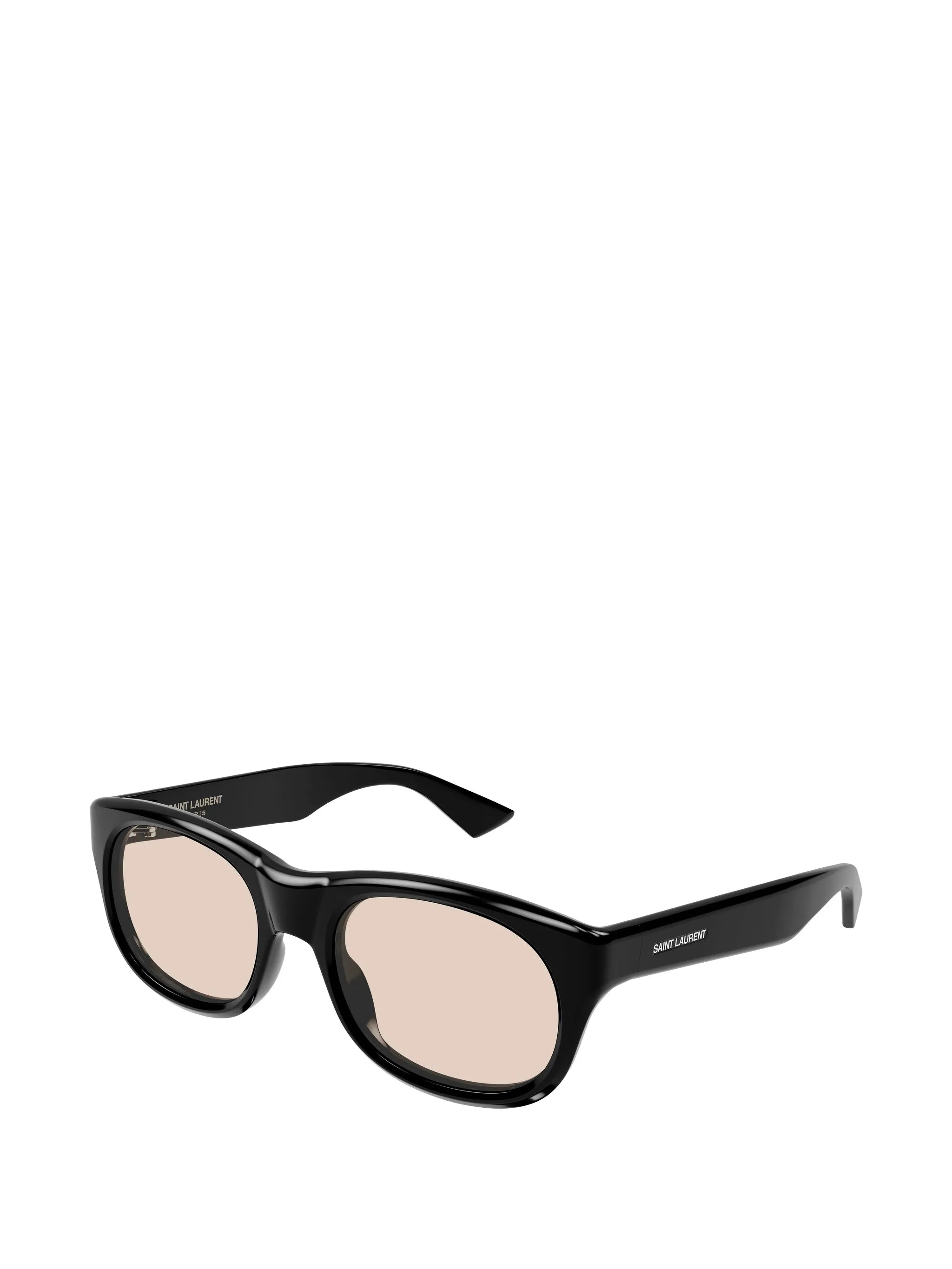 YSL D frame yellow lens sunglasses
