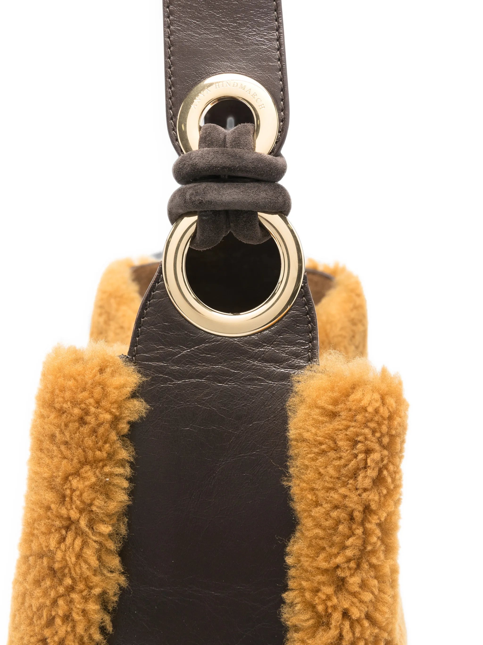 Ringo shearling shoulder bag