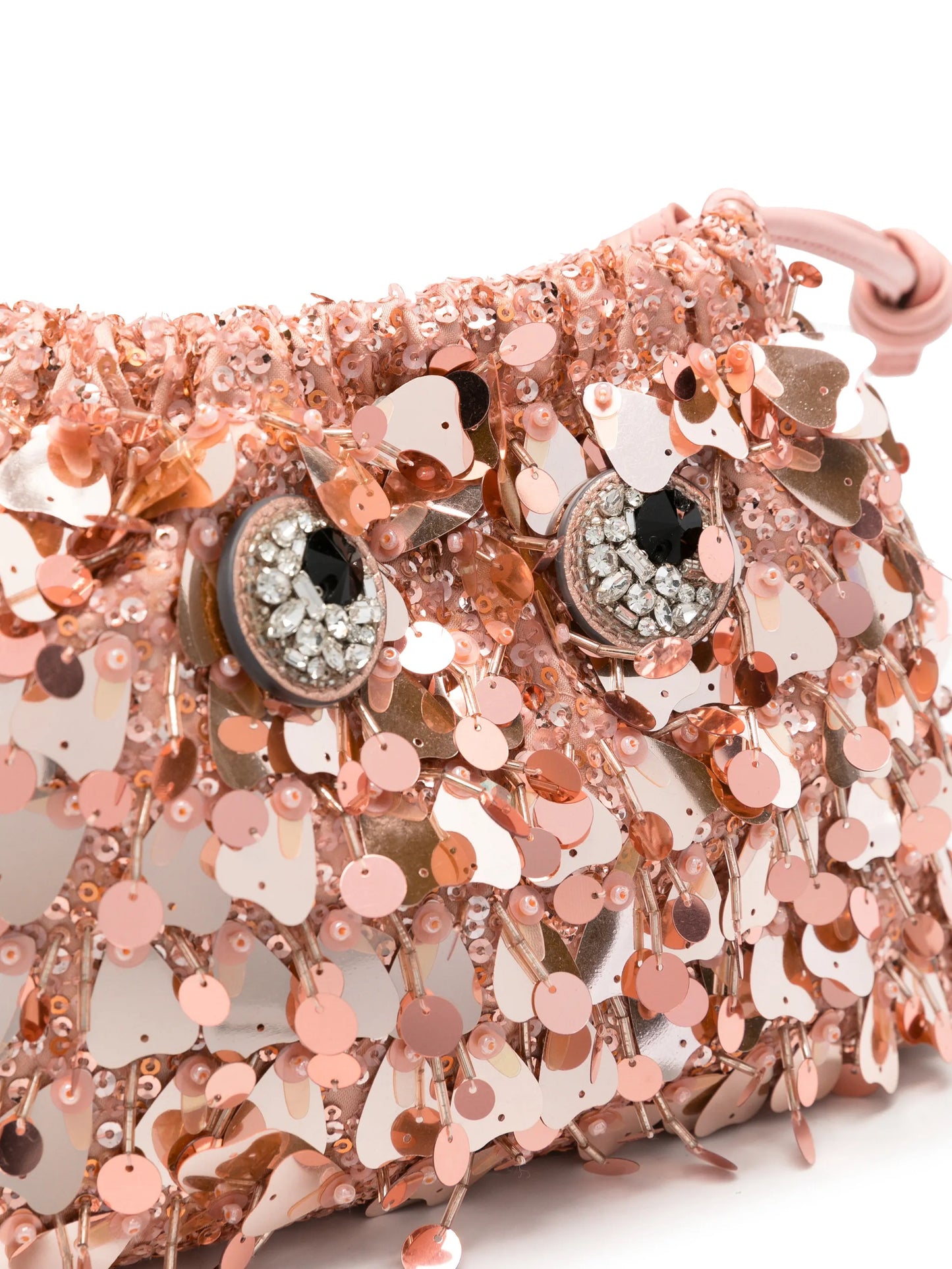 sequin-embellished clutch bag