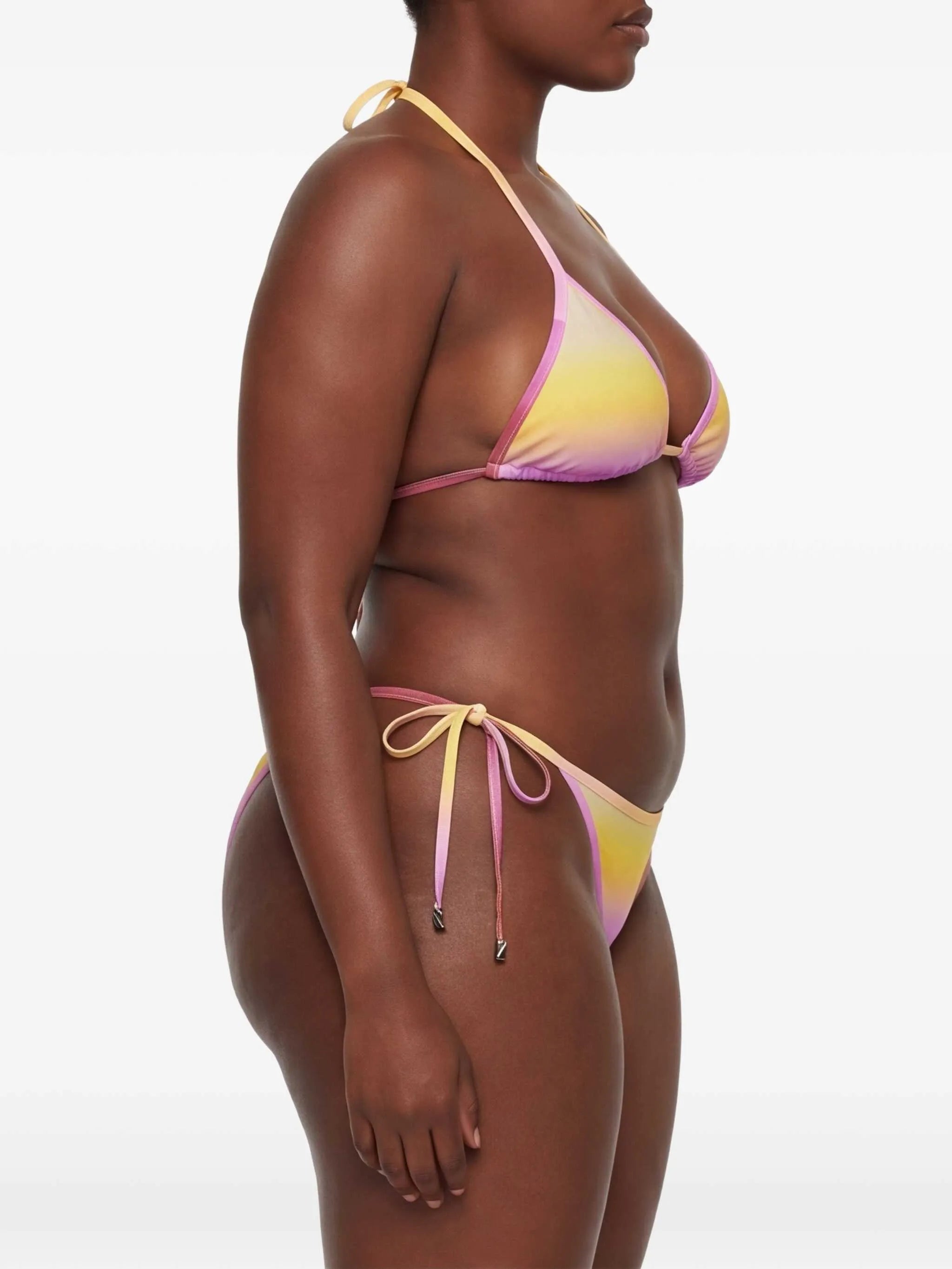 gradient-effect triangle bikini