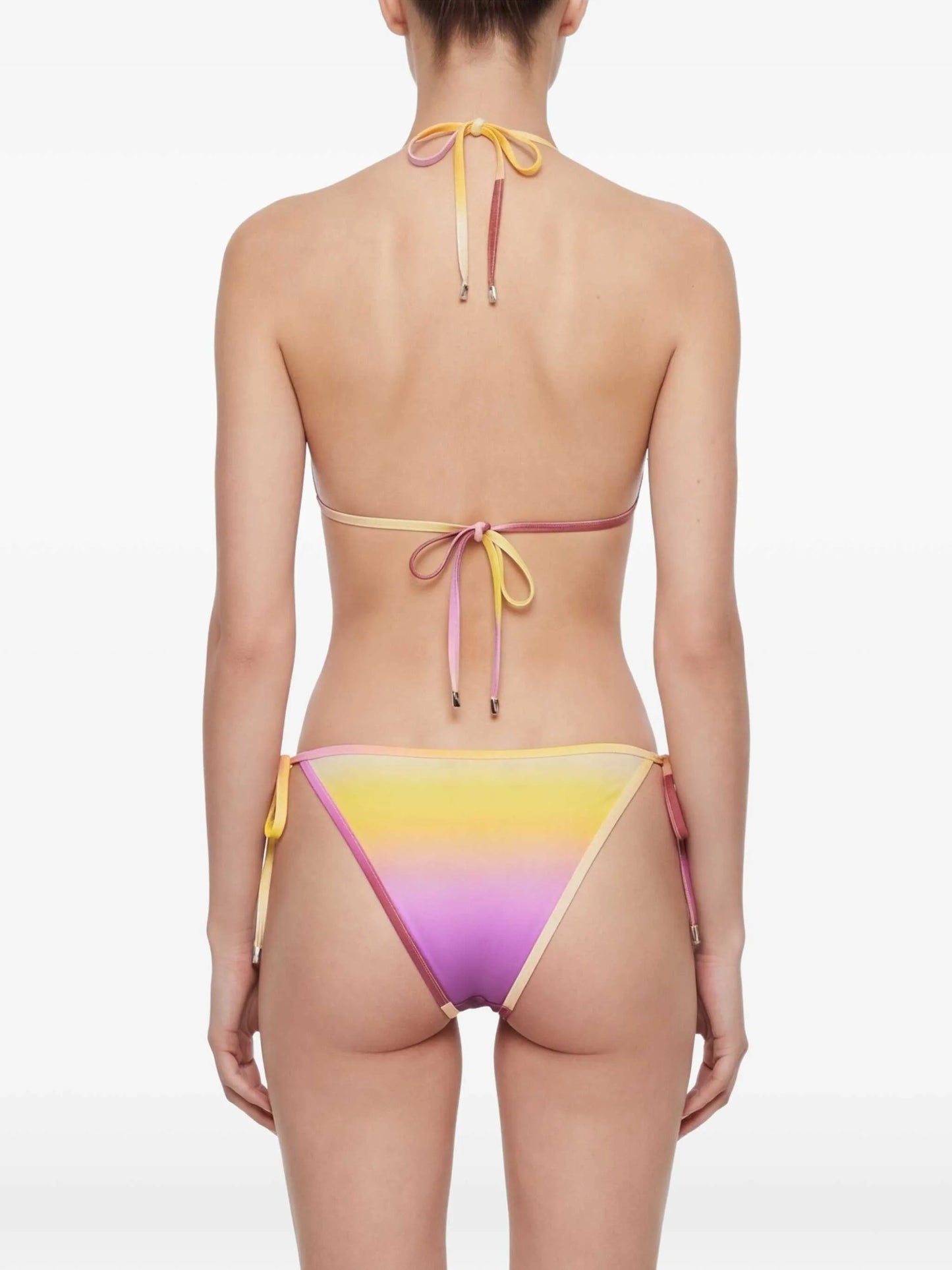 gradient-effect triangle bikini