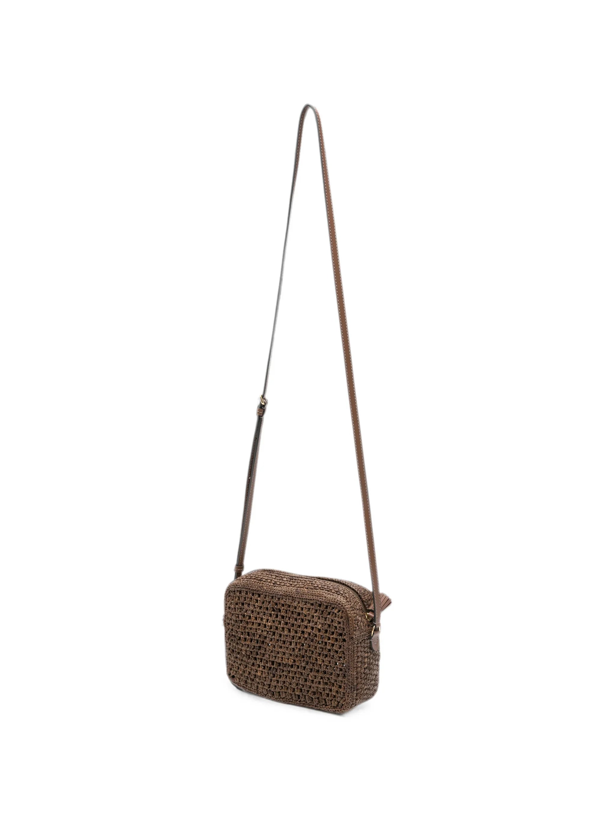 eyes-motif mini  bag