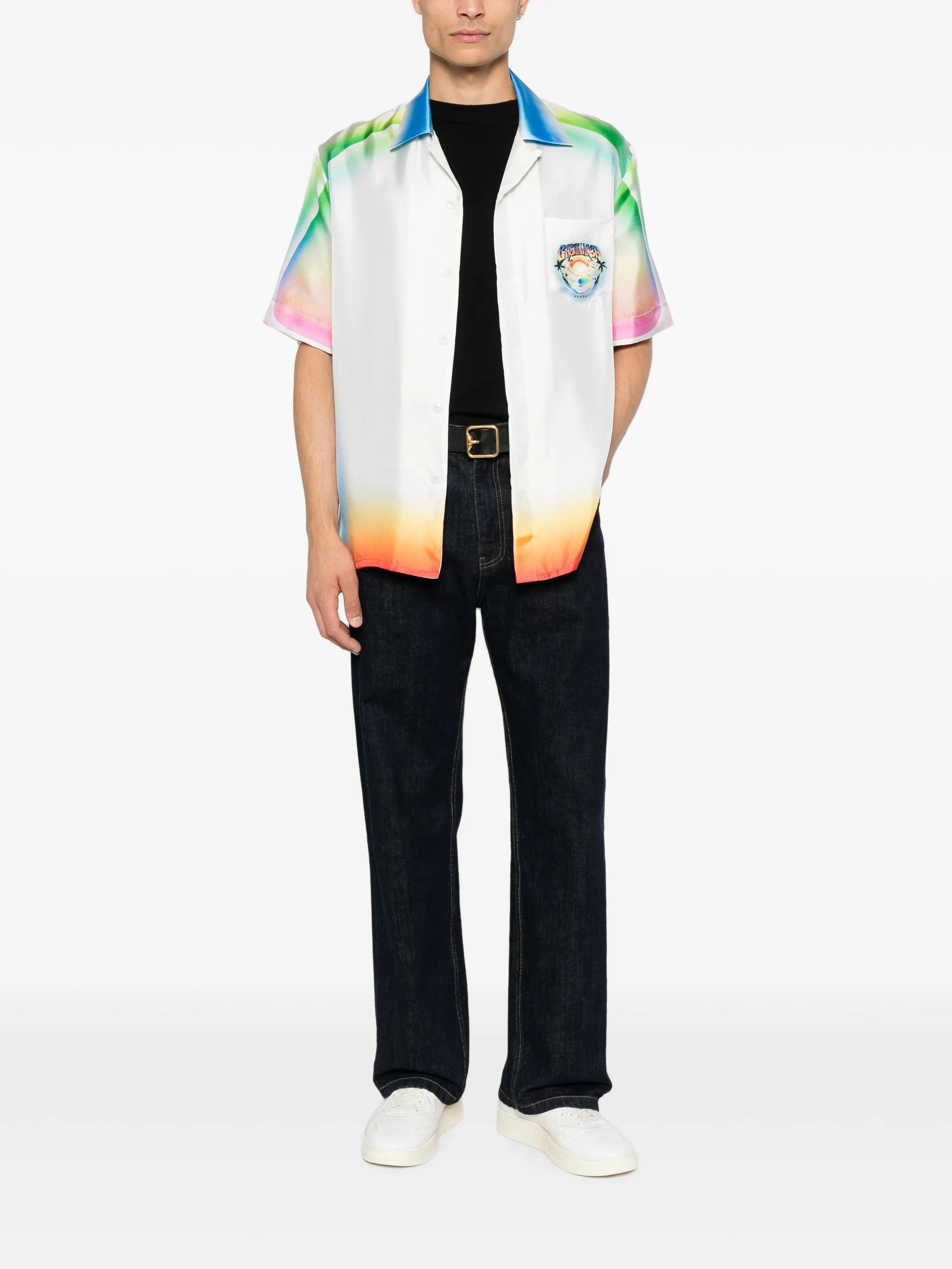 Airspray logo-print shirt