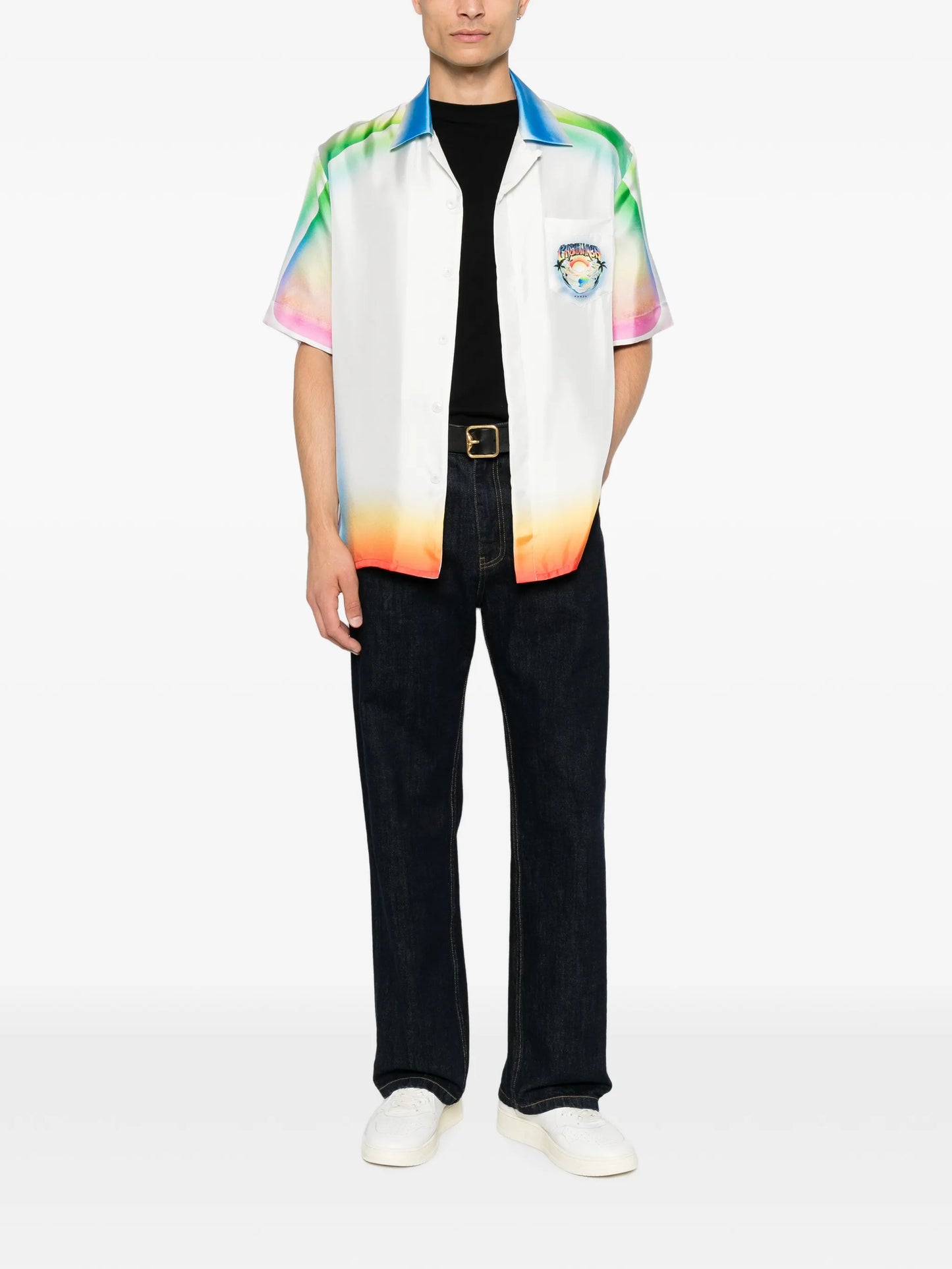 Airspray logo-print shirt