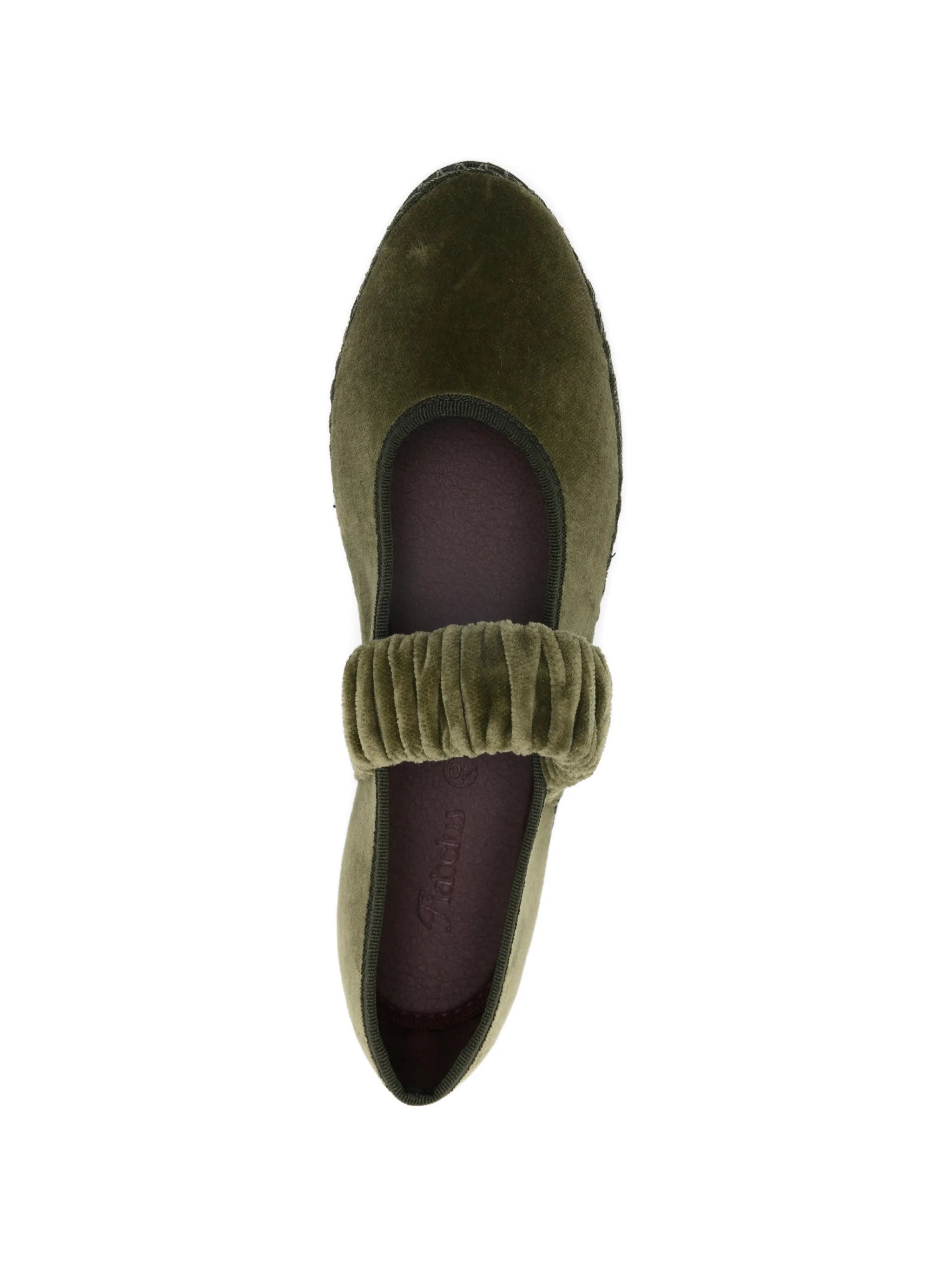 Mafalda ruched-strap ballet flats