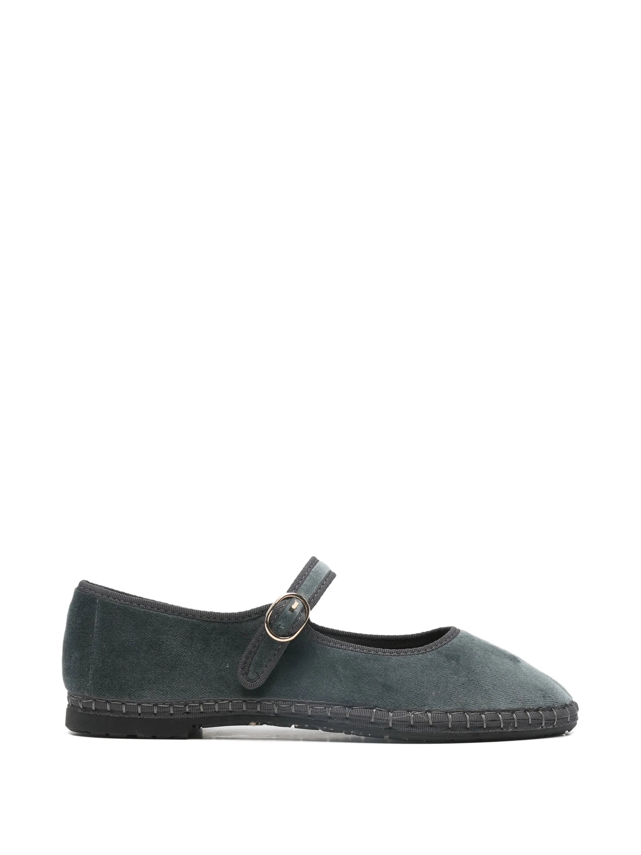 Javert buckle-fastening ballet flats
