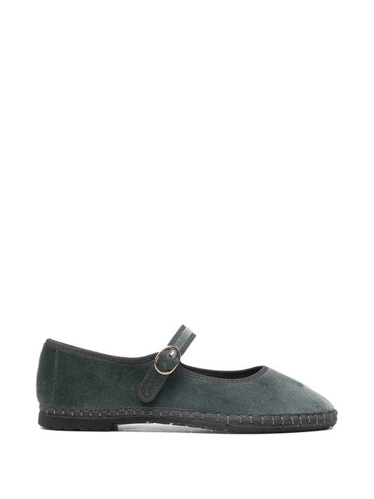 Javert buckle-fastening ballet flats