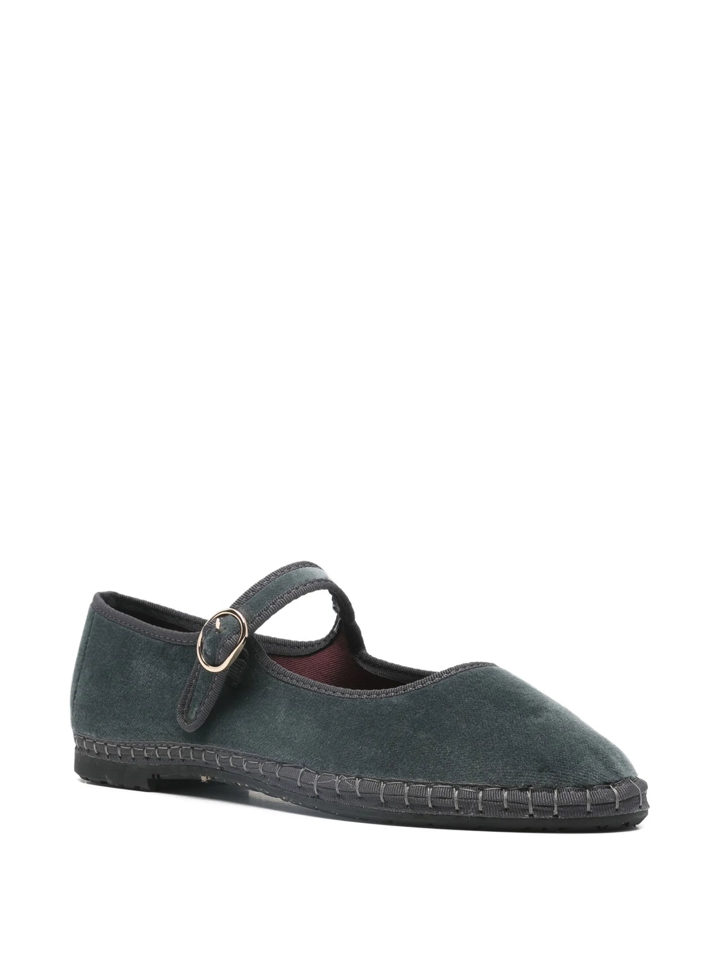 Javert buckle-fastening ballet flats