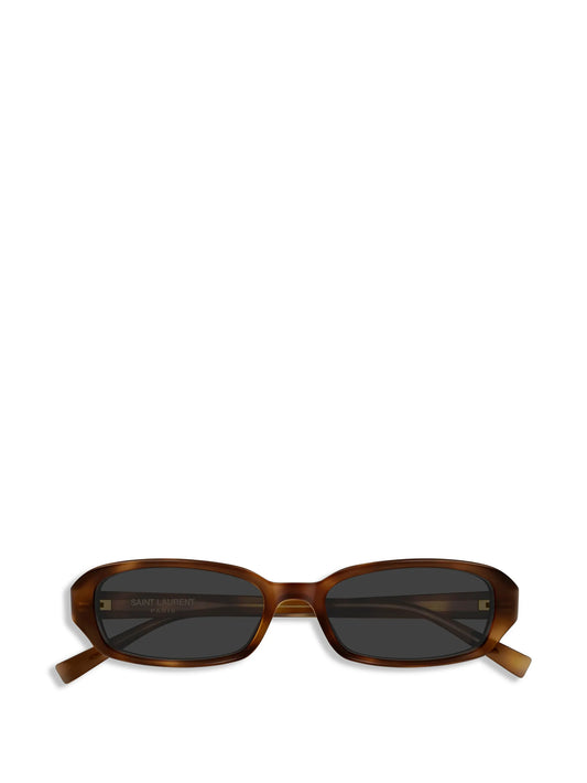 rectangular slim saint laurent sunglasses