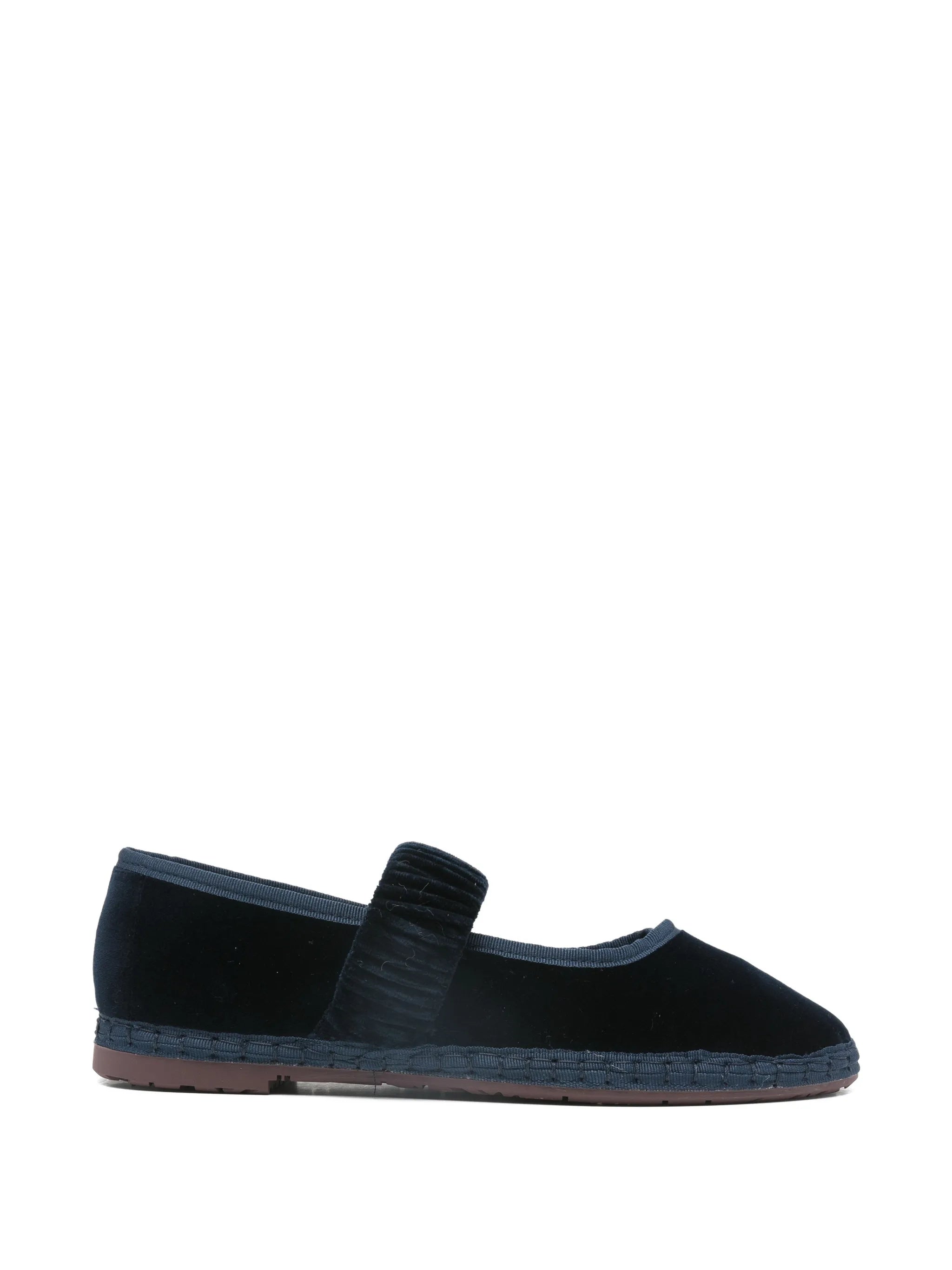 Mafalda ruched-strap ballet flats