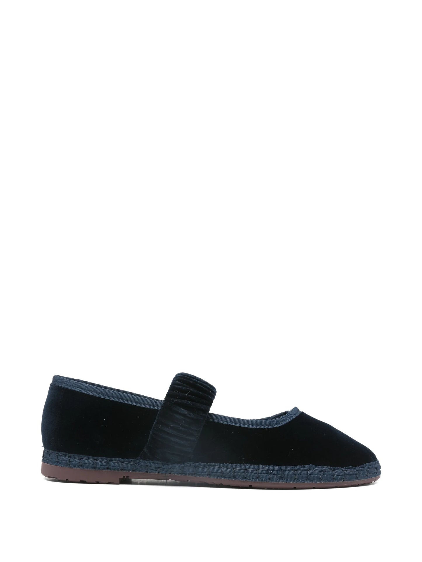 Mafalda ruched-strap ballet flats