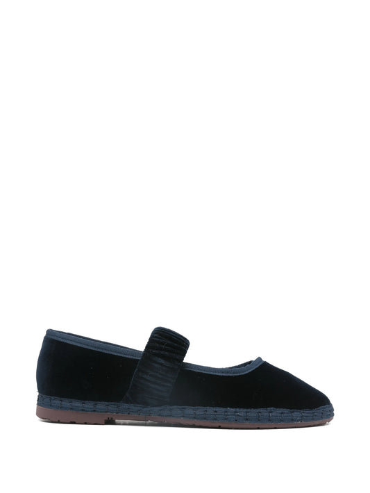 Mafalda ruched-strap ballet flats