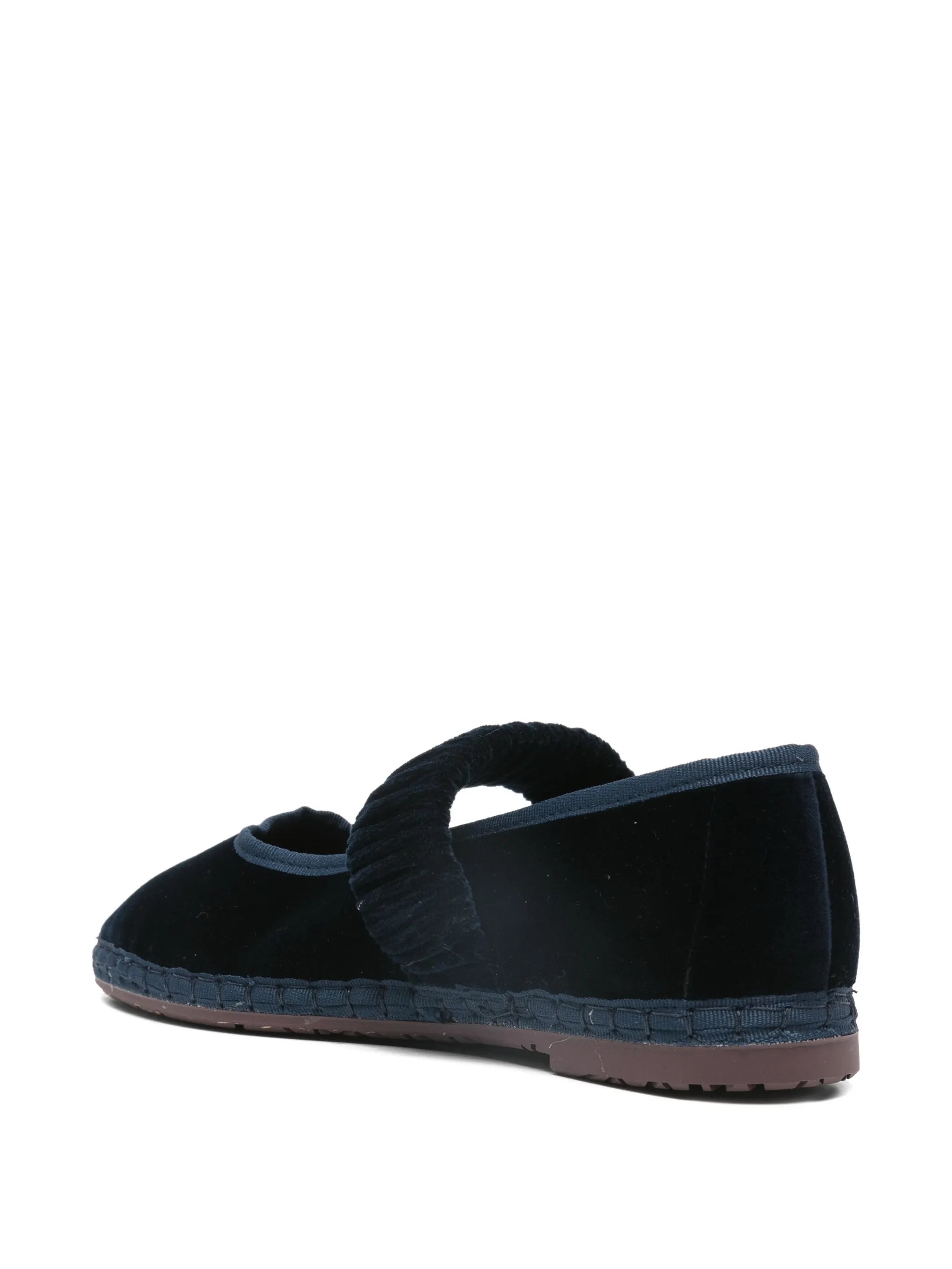 Mafalda ruched-strap ballet flats