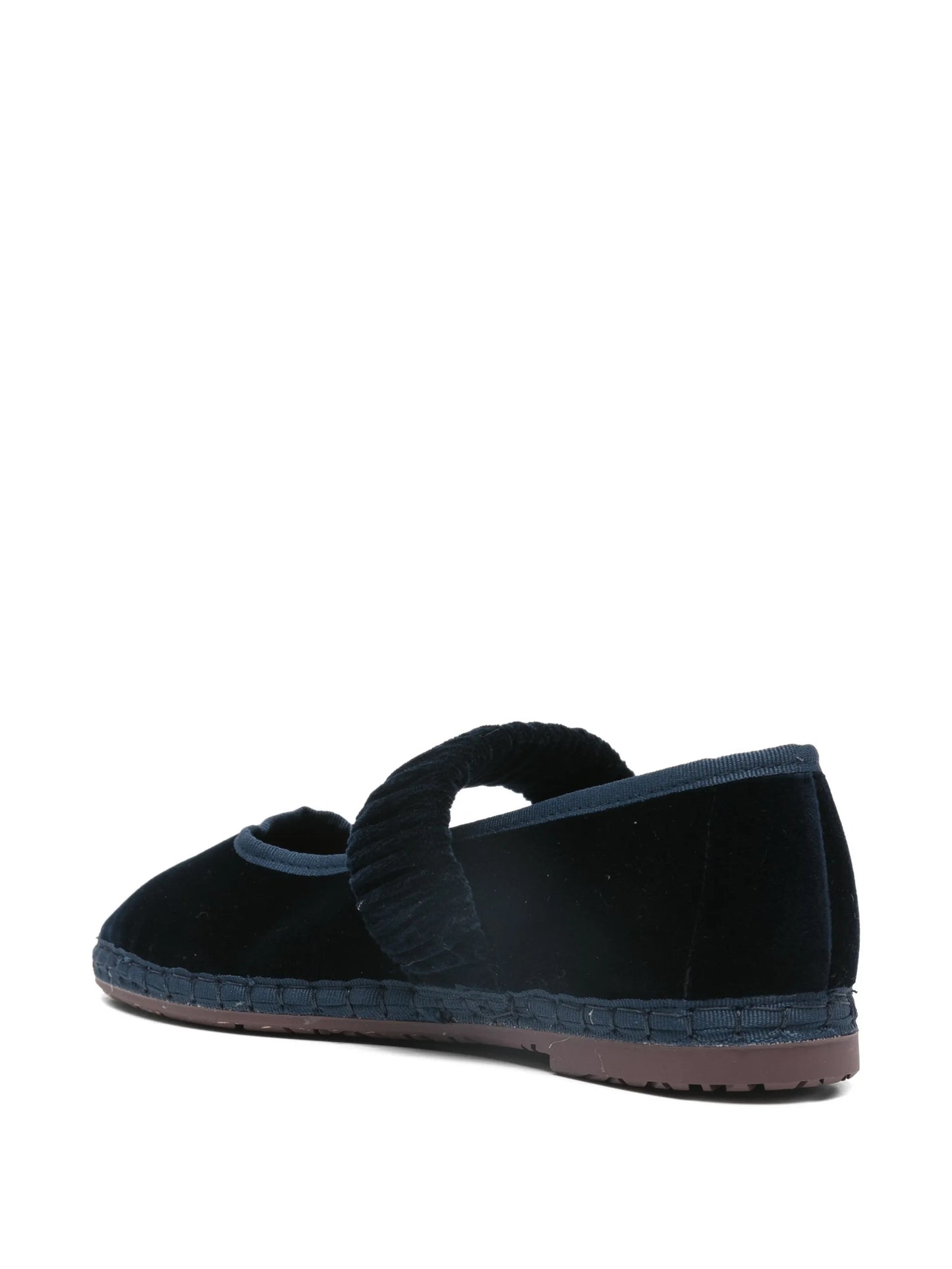 Mafalda ruched-strap ballet flats