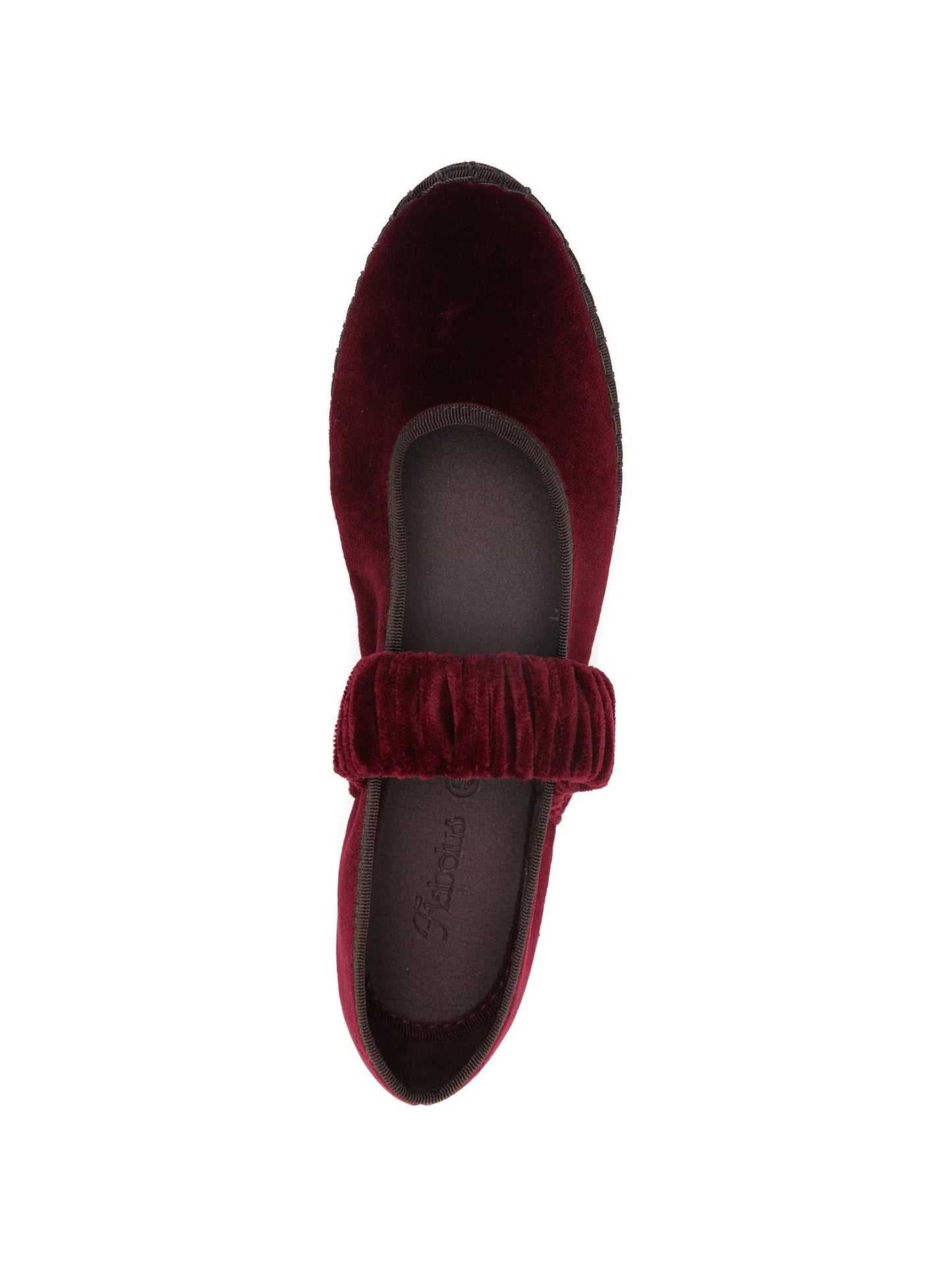 Mafalda ruffled-strap ballet flats