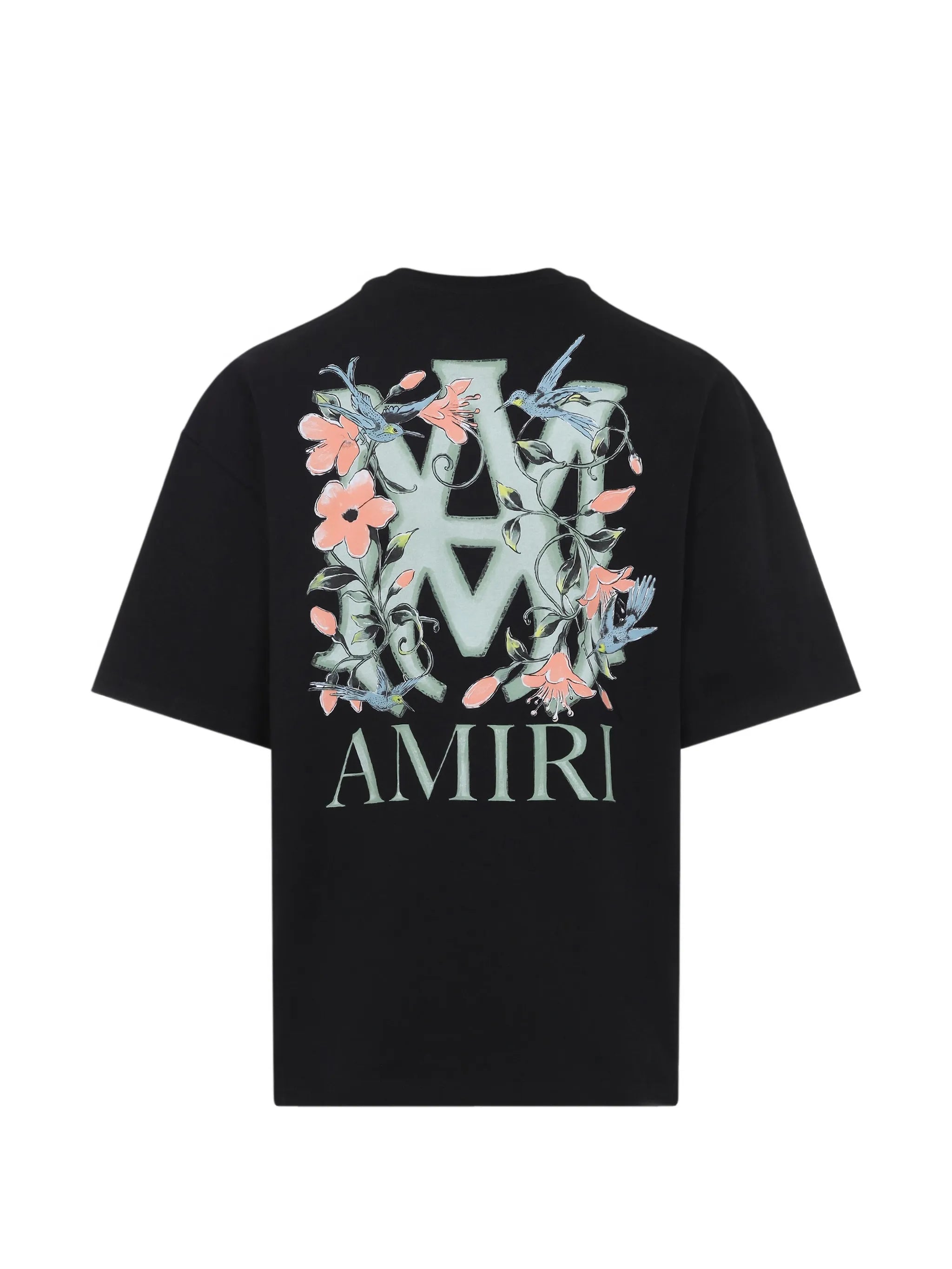 floral logo-print T-shirt