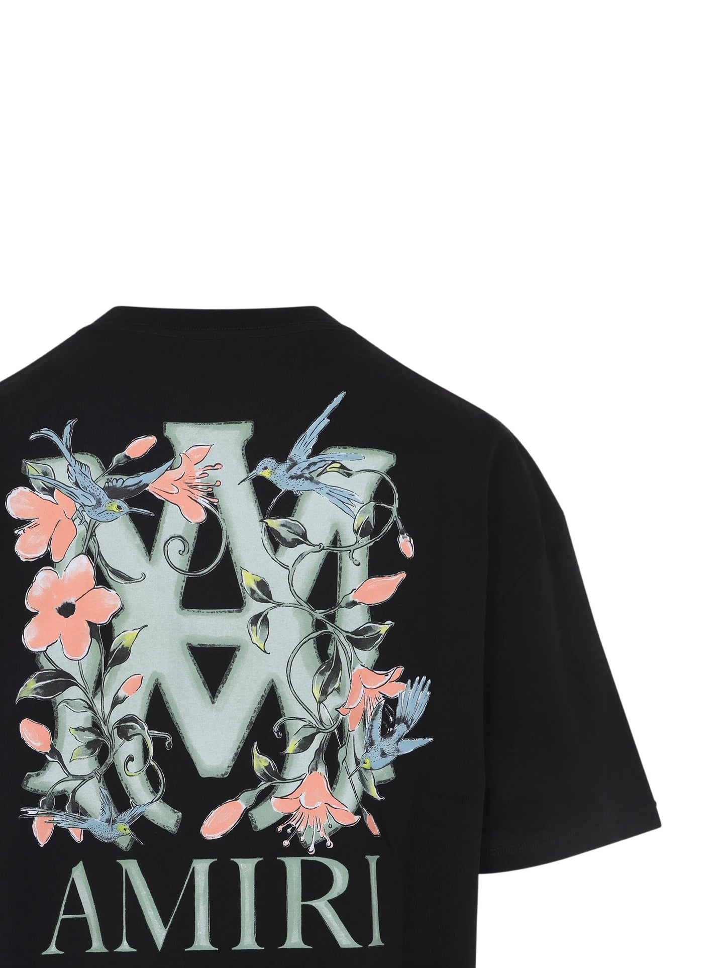 floral logo-print T-shirt