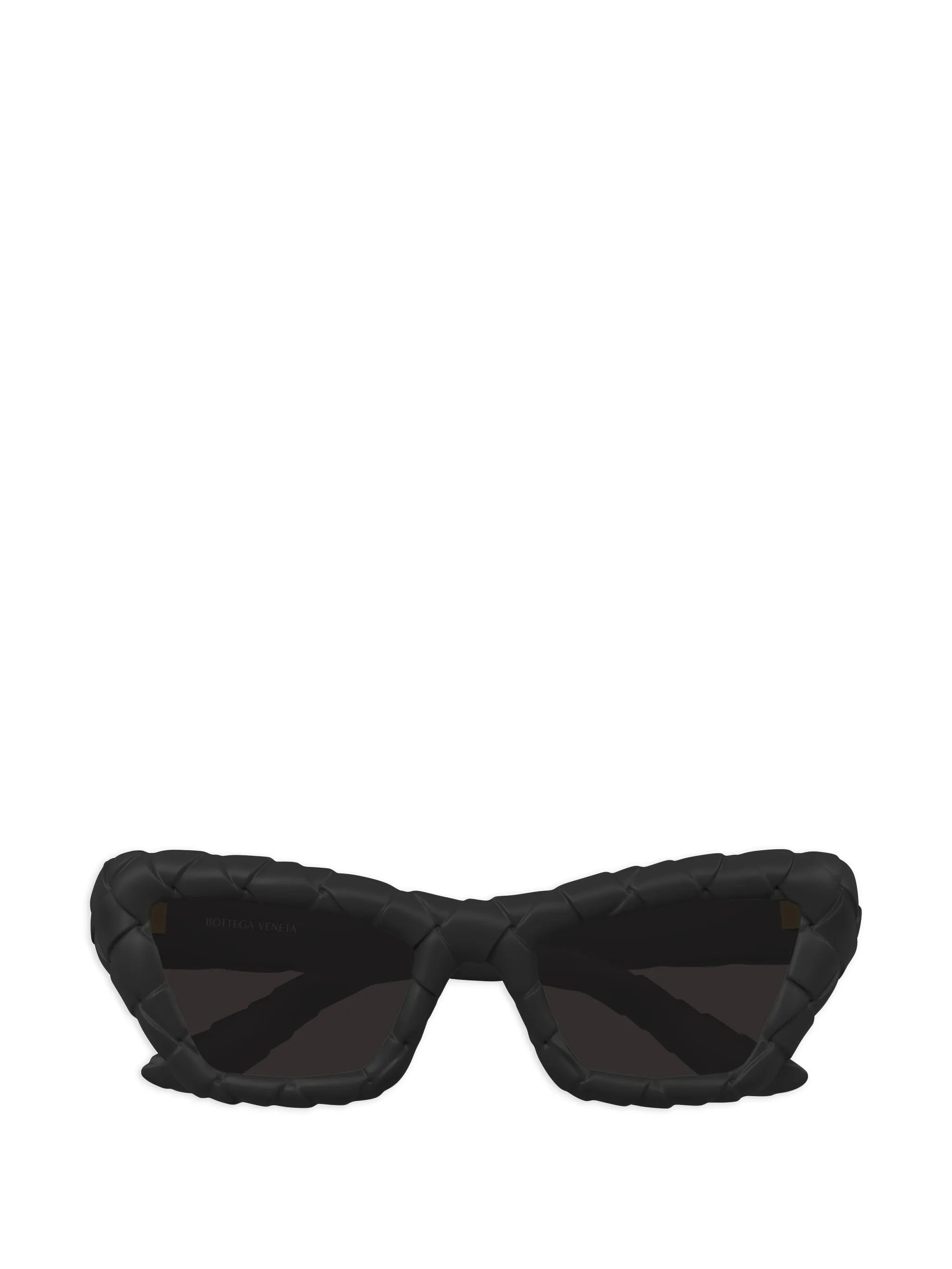 woven cat-eye sunglasses