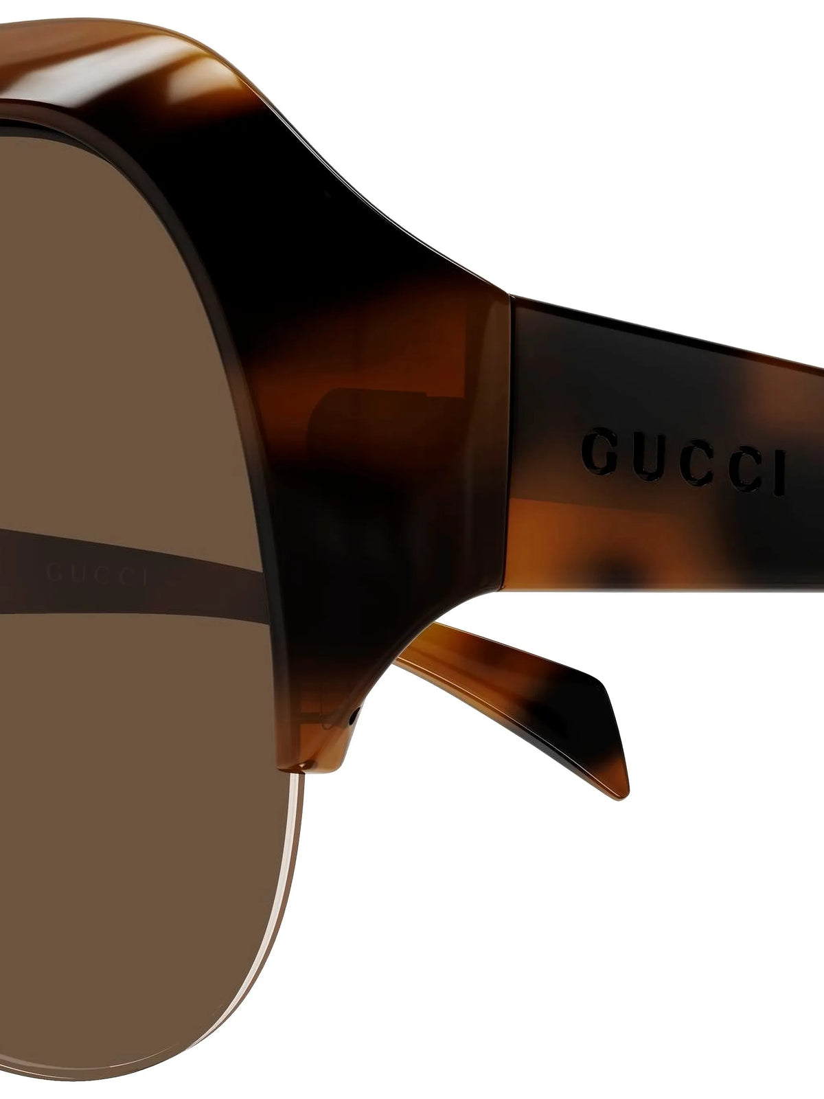 tortoiseshell-effect pilot sunglasses