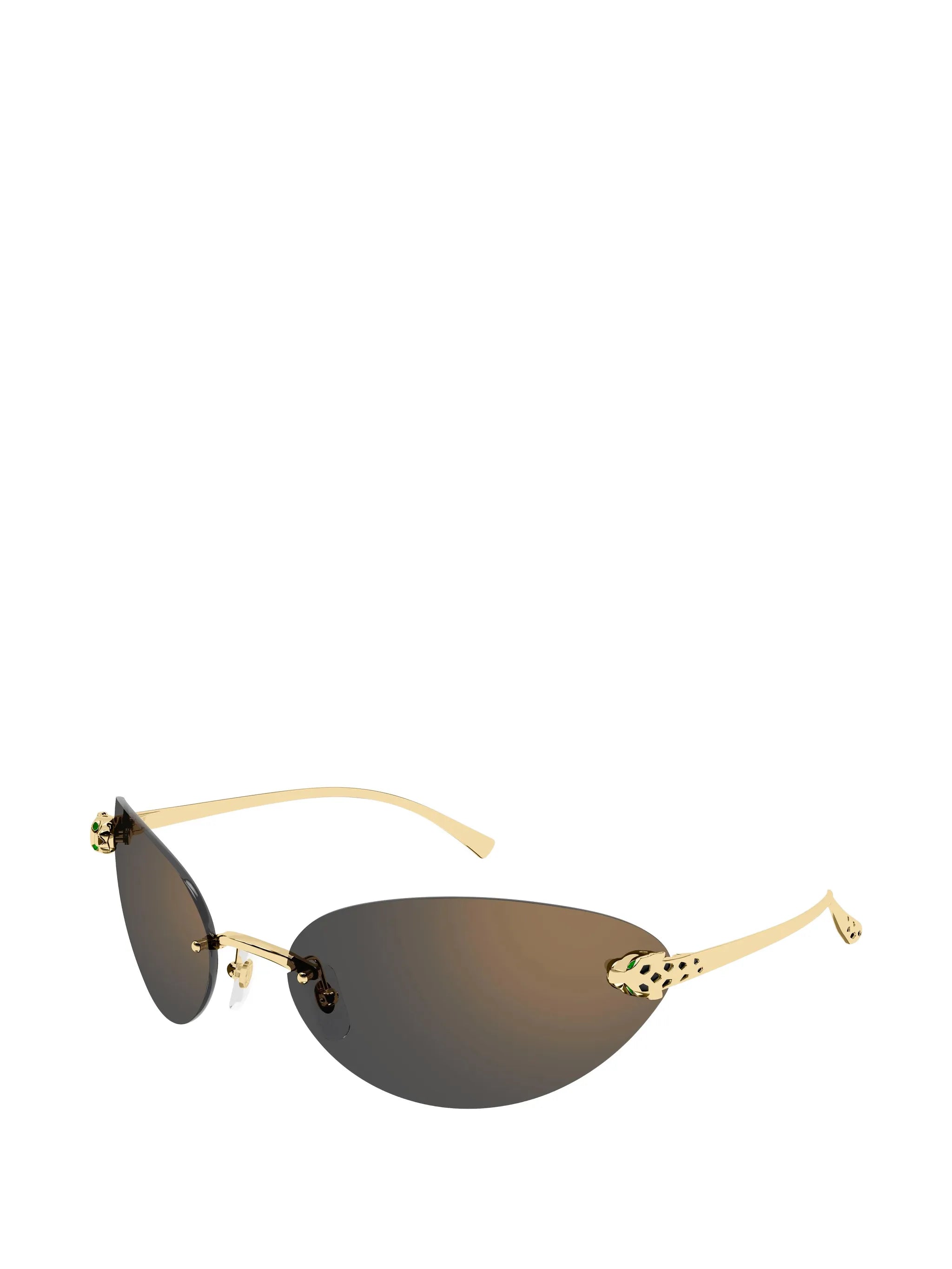 rimless sunglasses