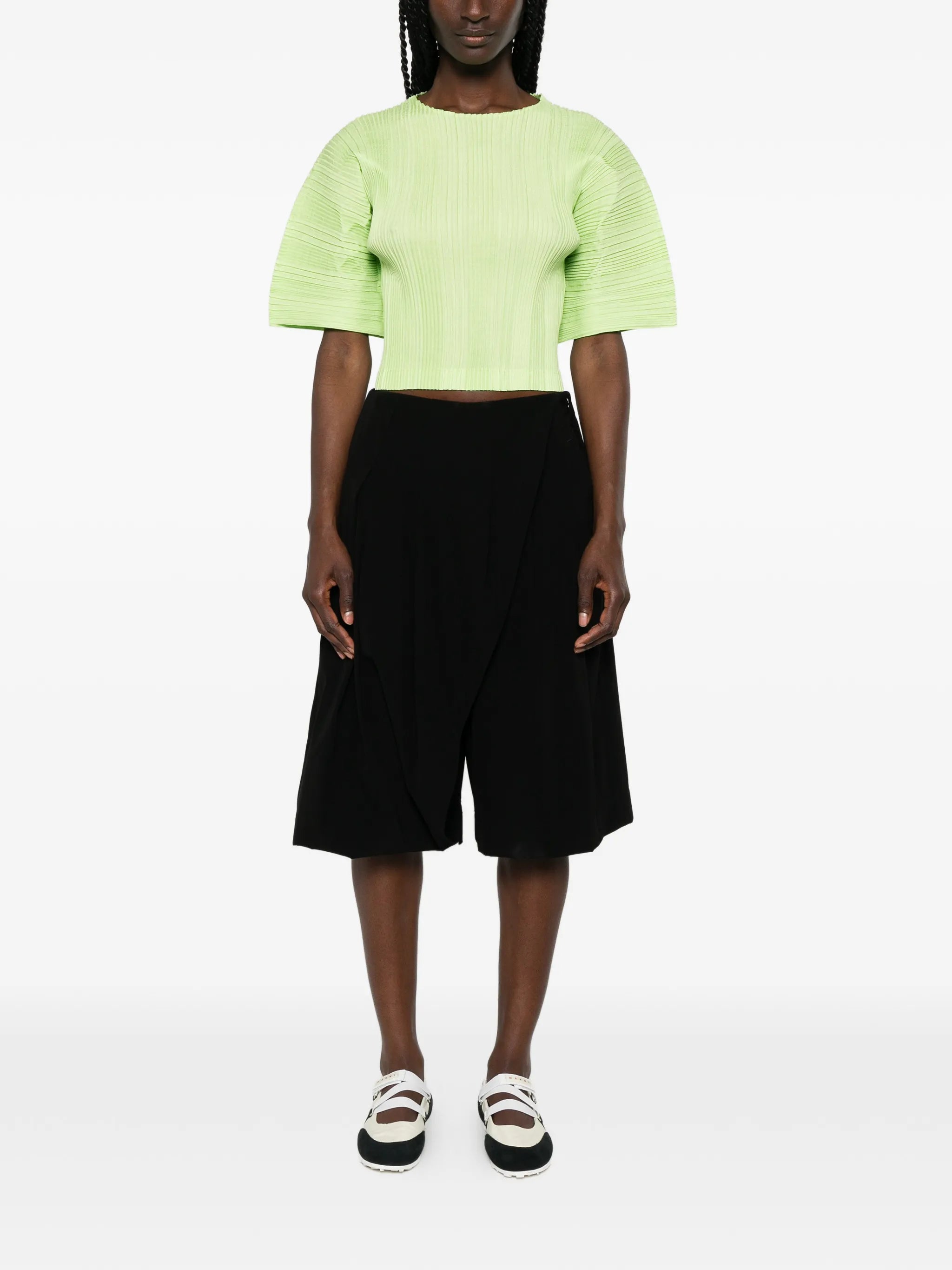 pleated top