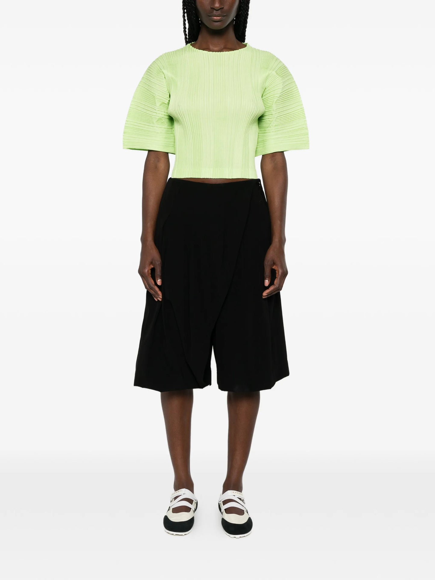 pleated top