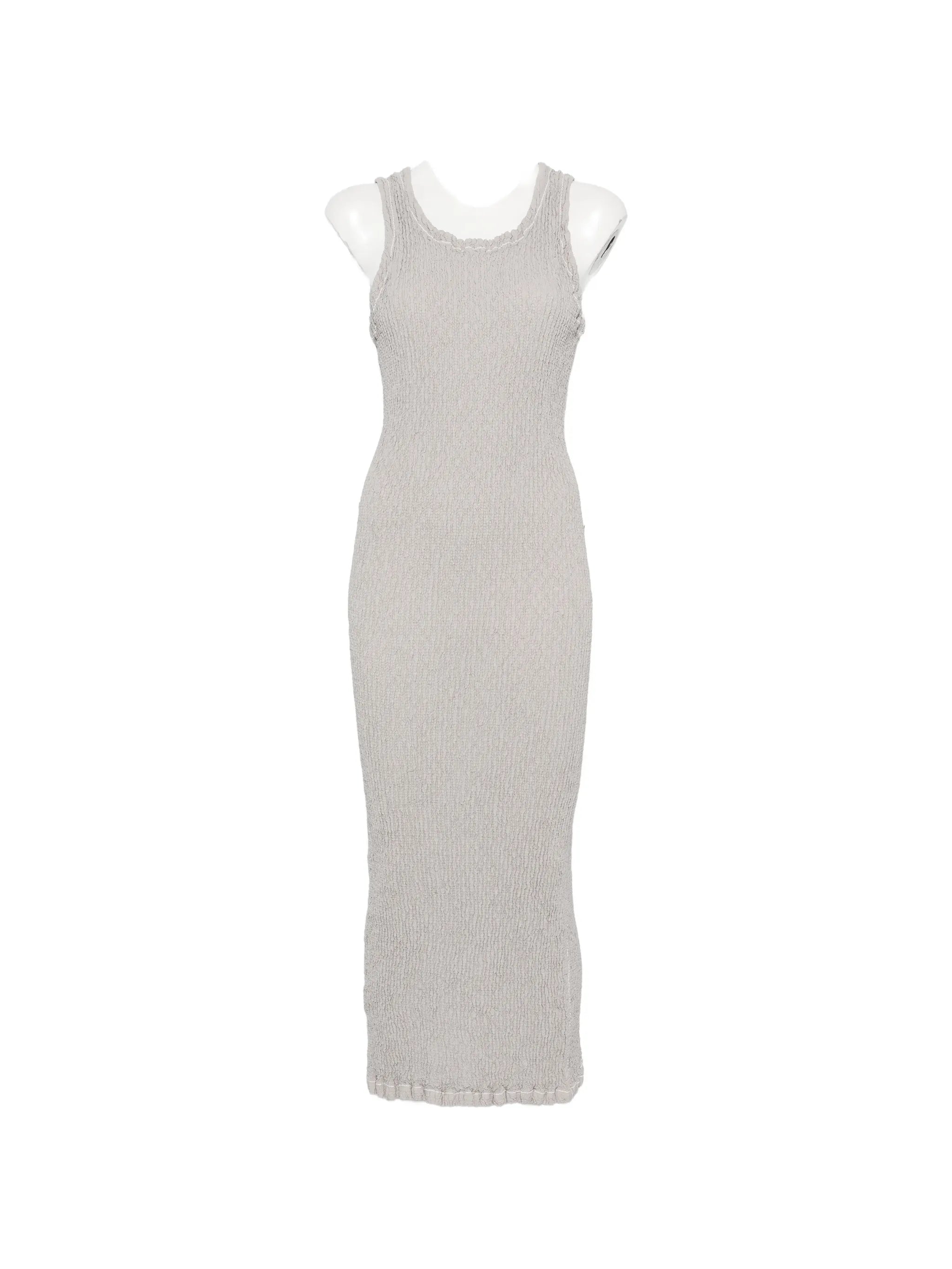 textured midi dress