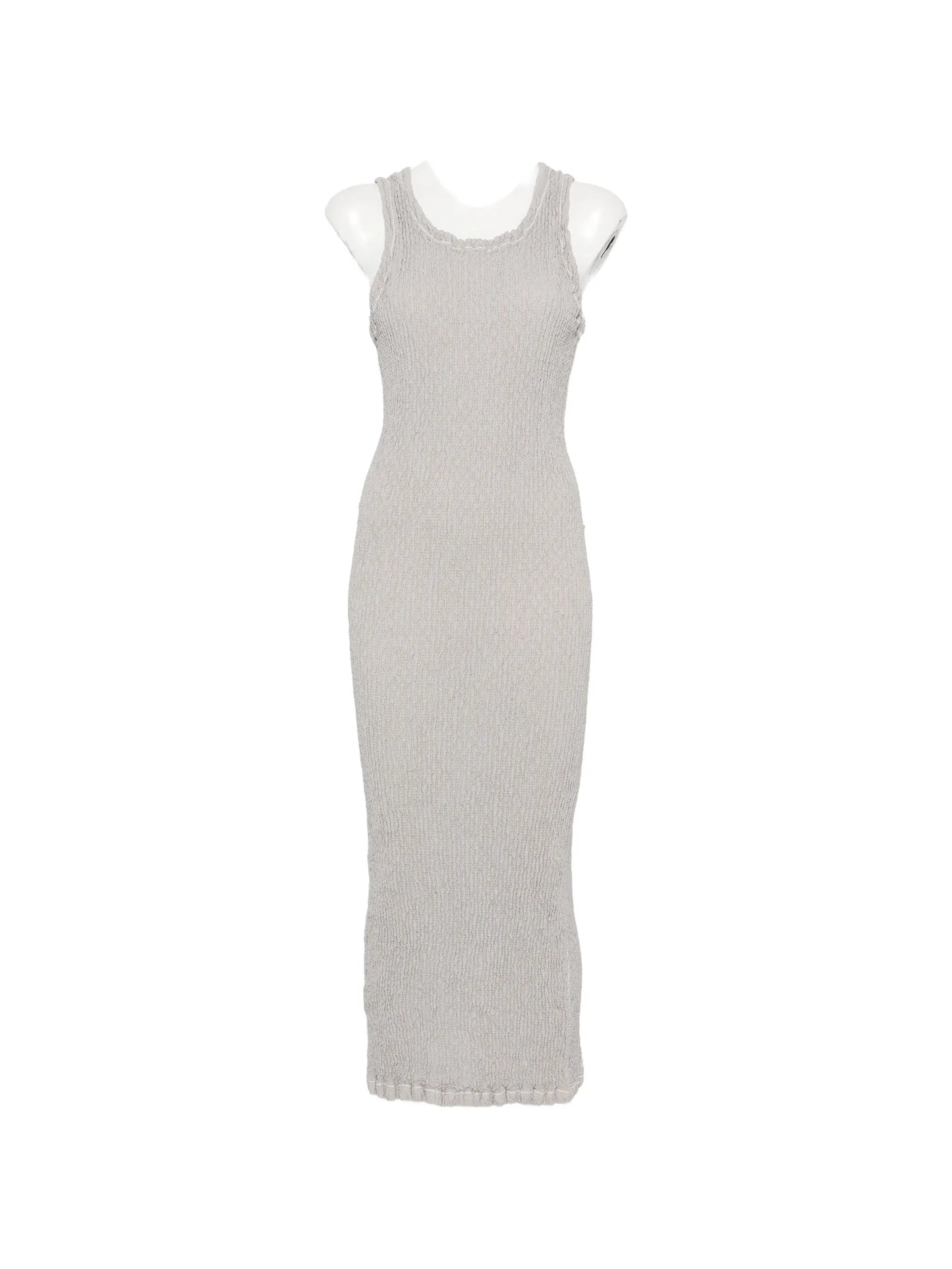 textured midi dress