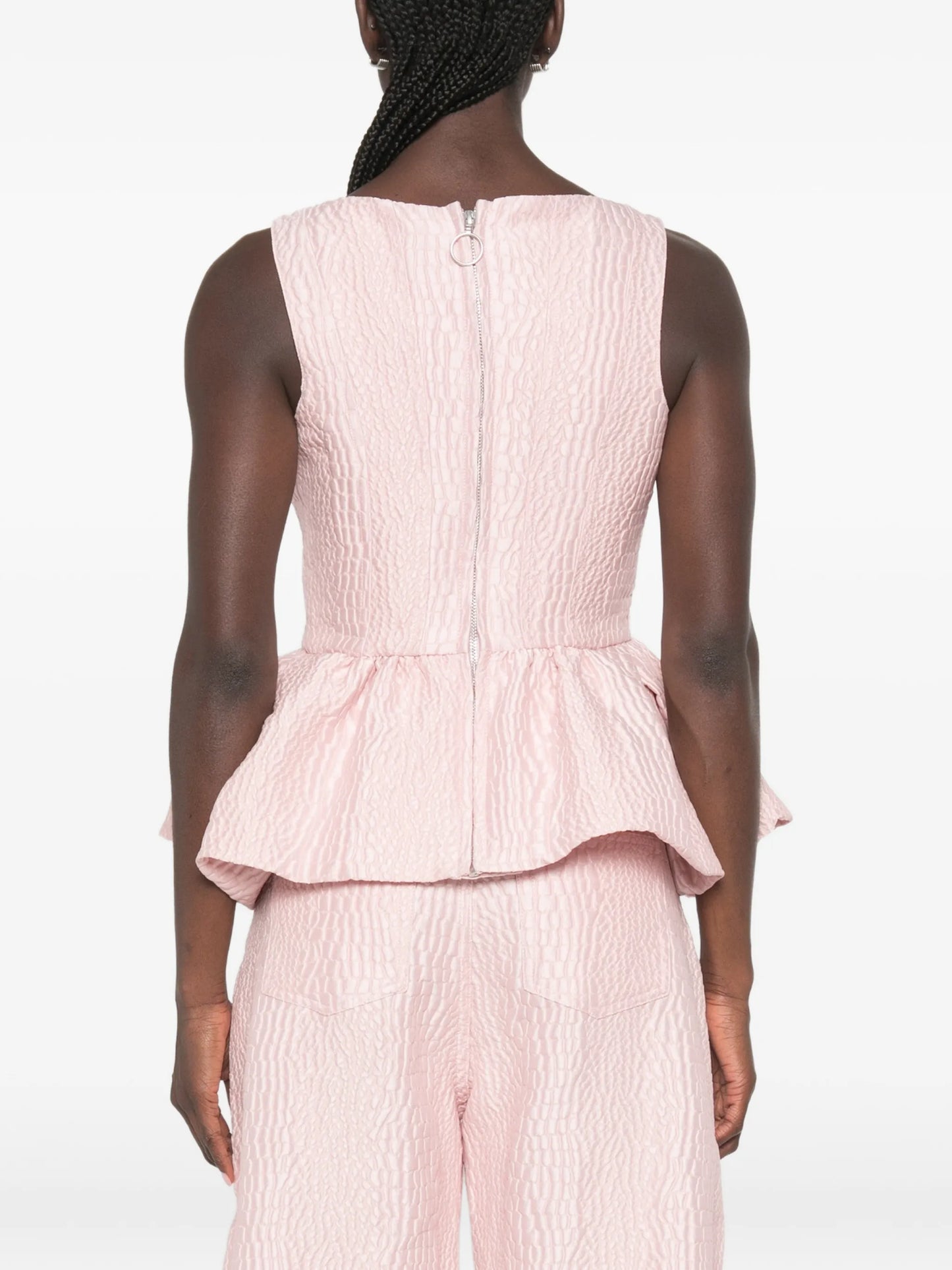 peplum-hem top
