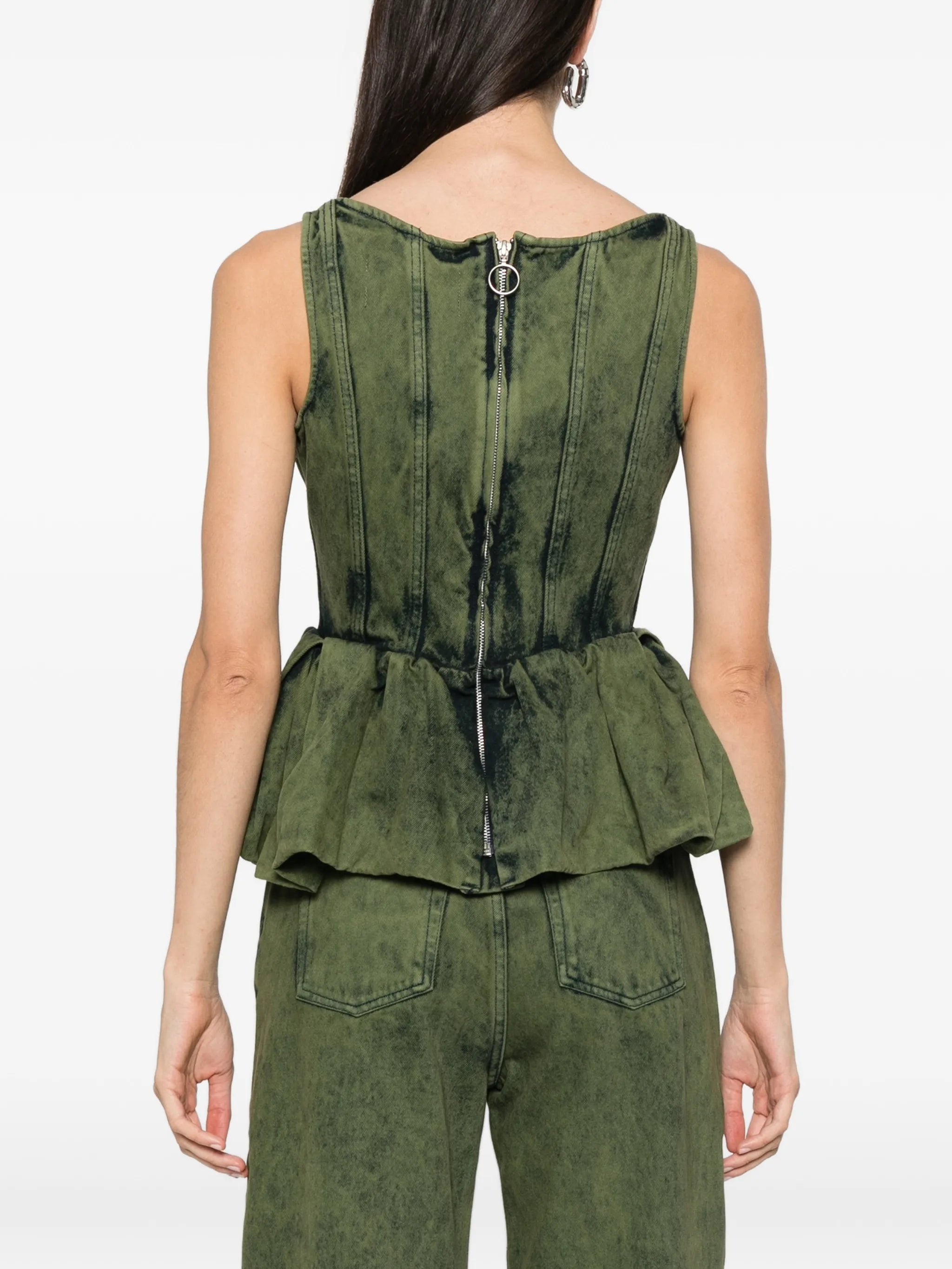 peplum corset top