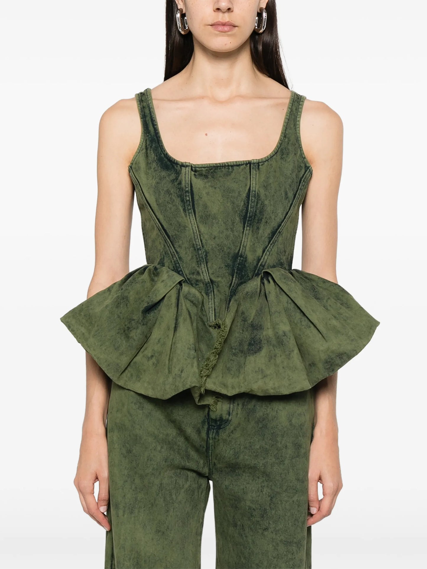 peplum corset top
